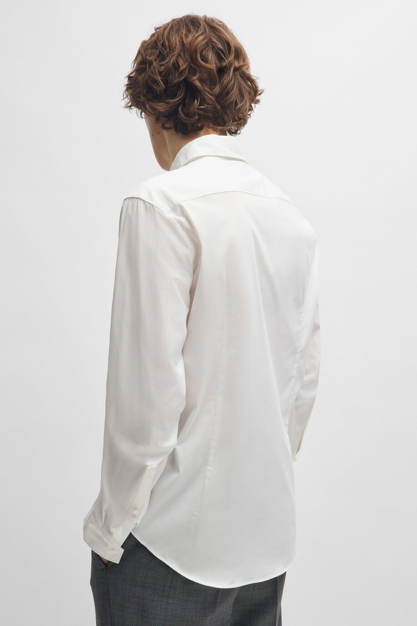 HUGO Camisa de manga comprida Branco