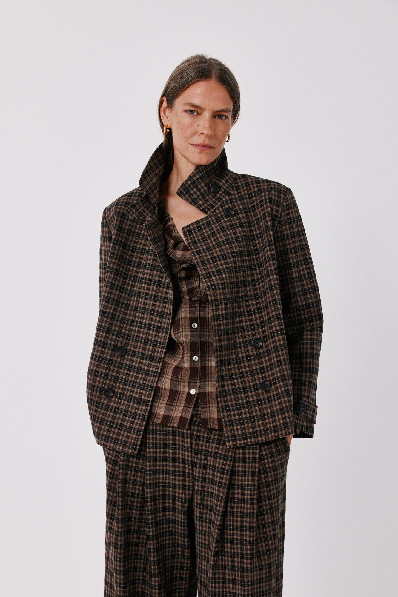 Cortefiel Plaid jacket