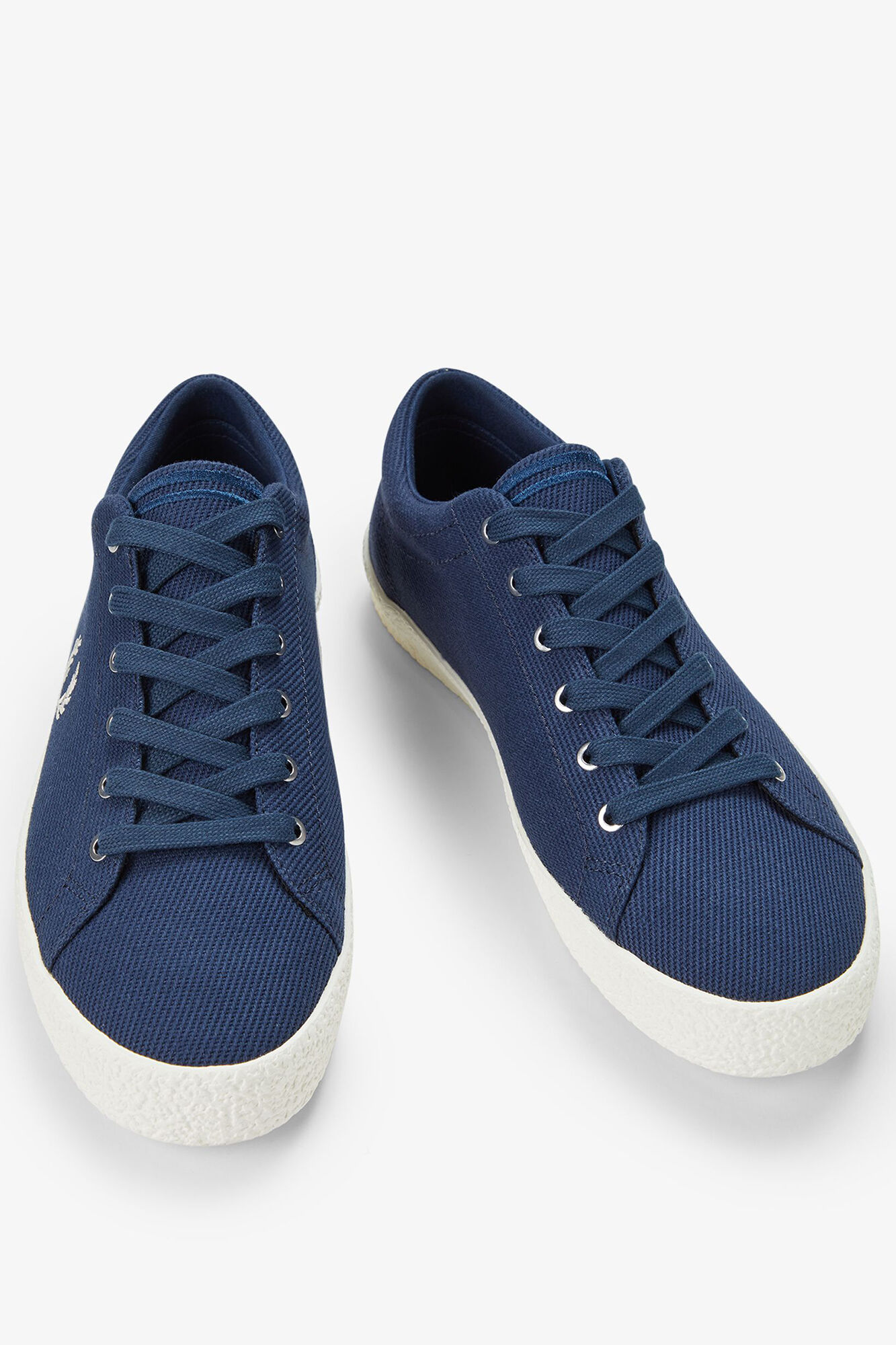 Fred Perry T&ecirc;nis de pele b&aacute;sico Azul