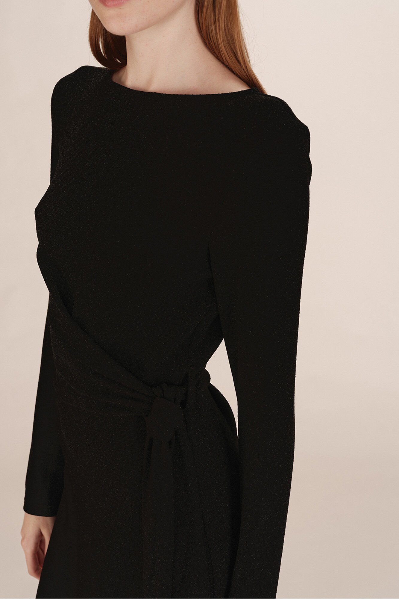 Grace & Mila Vestido curto de lurex  Preto