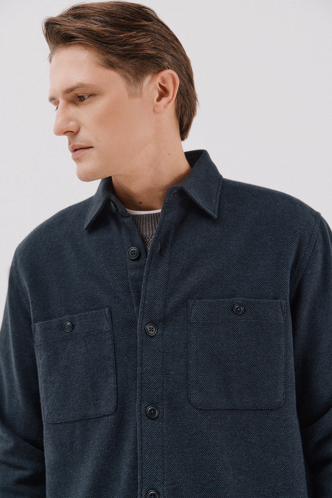 Cortefiel Quilted overshirt