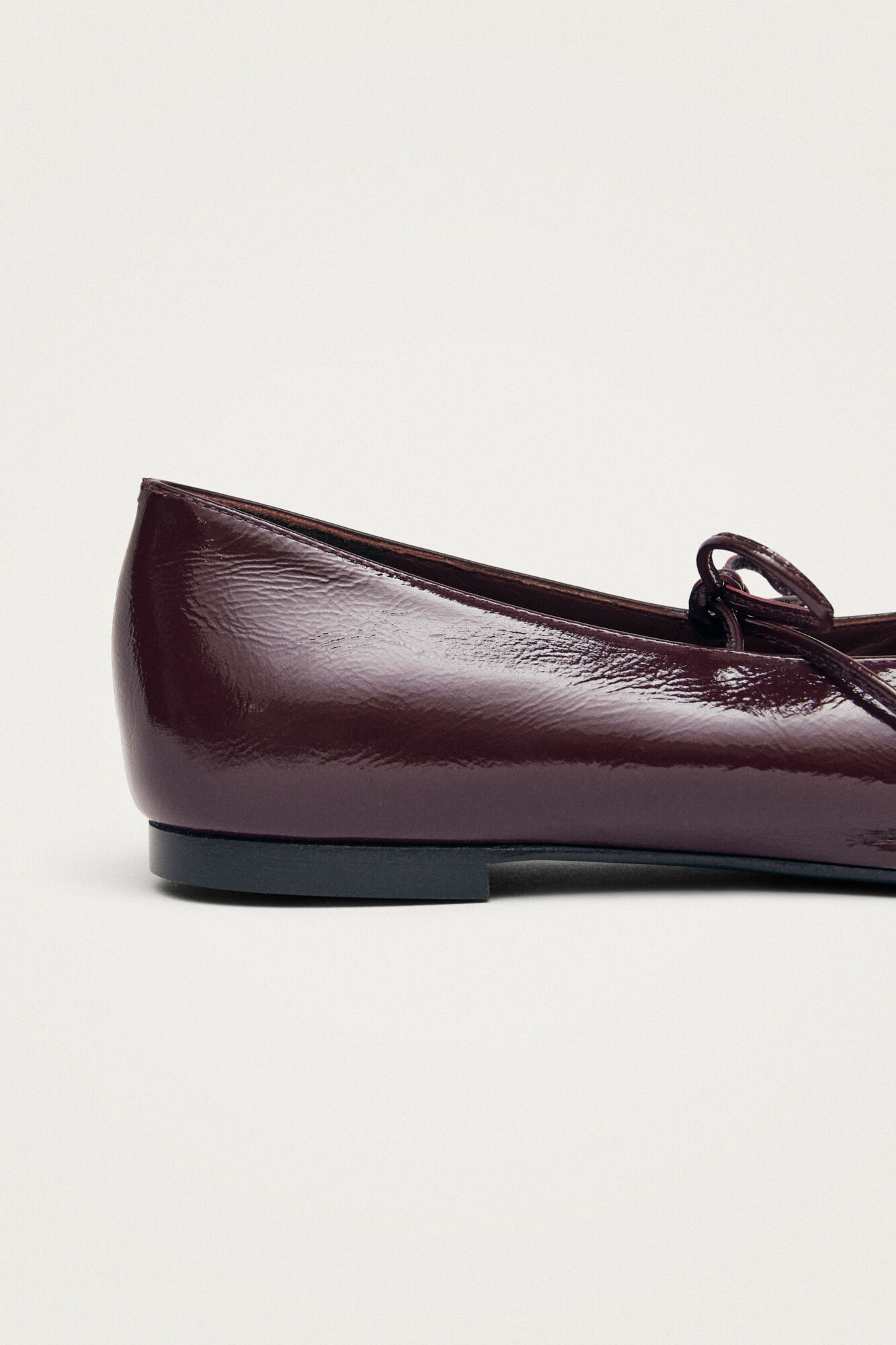 Alohas Sway leather ballerinas Maroon