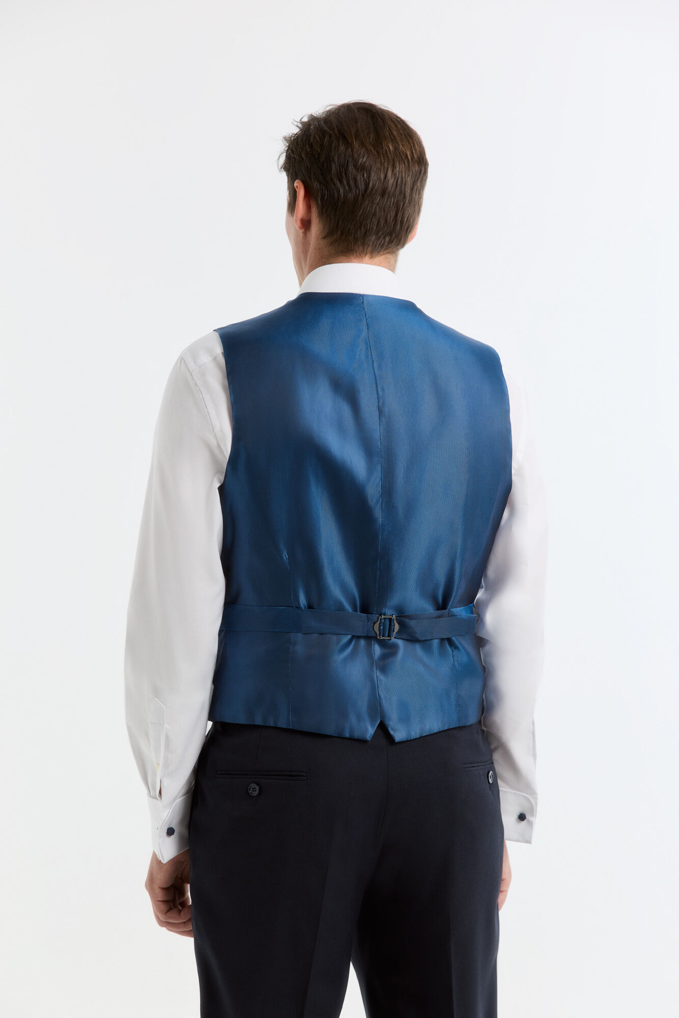 Cortefiel Navy plain faux gilet