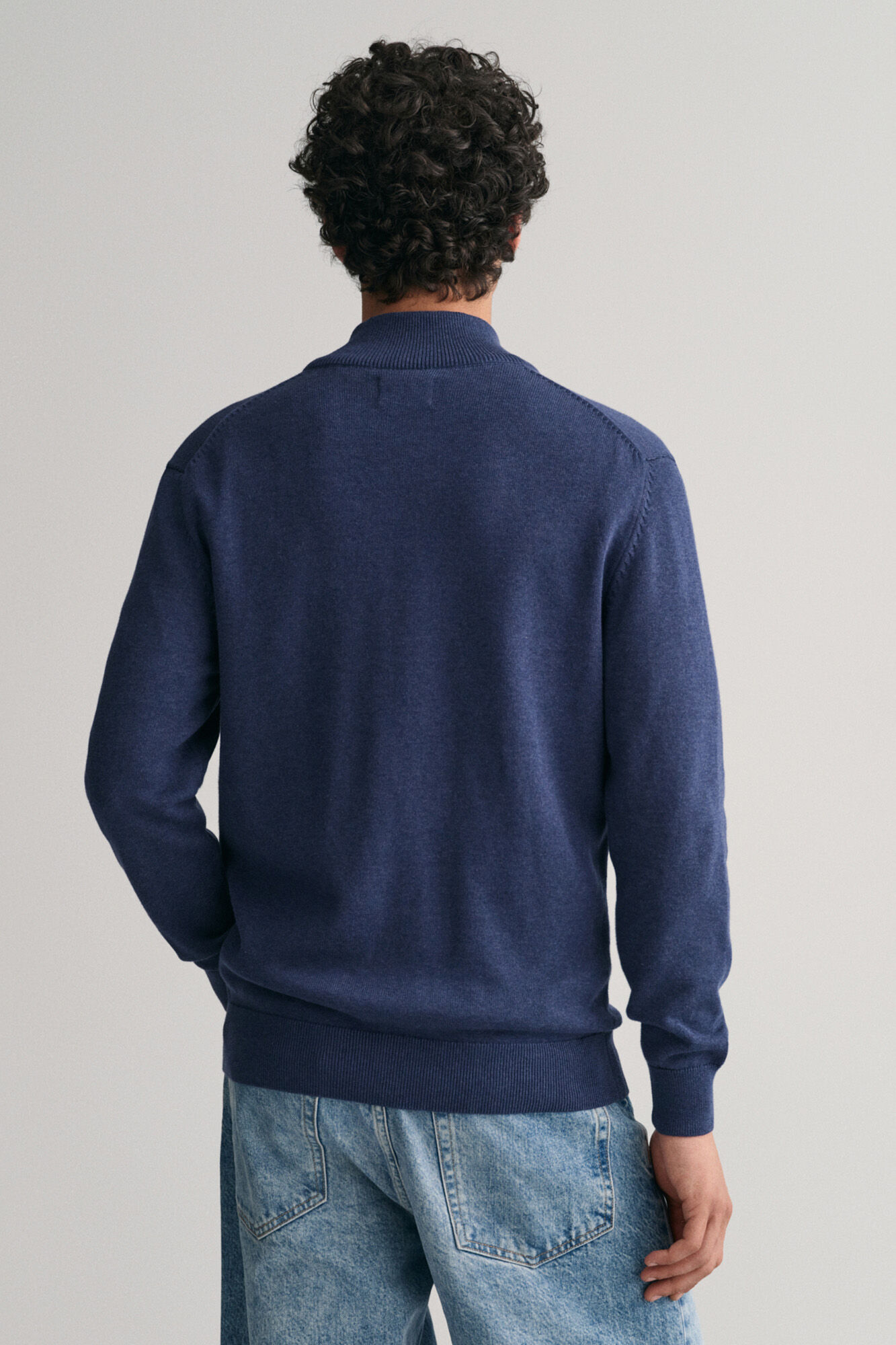 Gant Rebeca informal de algod&oacute;n con cremallera Azul