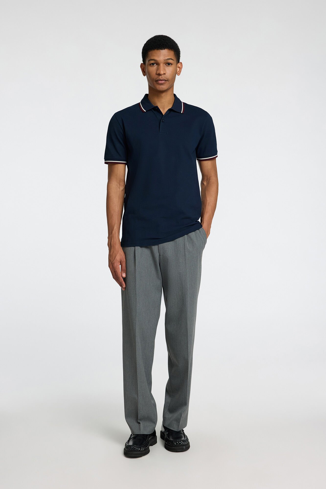 polos con bolsillo manga corta