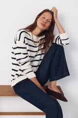 Cortefiel Jersey tacto suave Estampado blanco