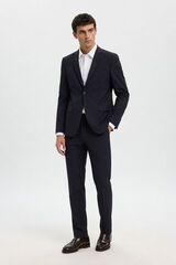 Selected Slim Fit suit trousers Navy