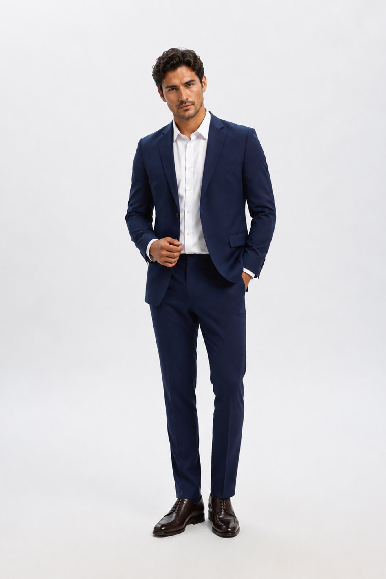 Selected Cal&ccedil;as de fato Slim Fit