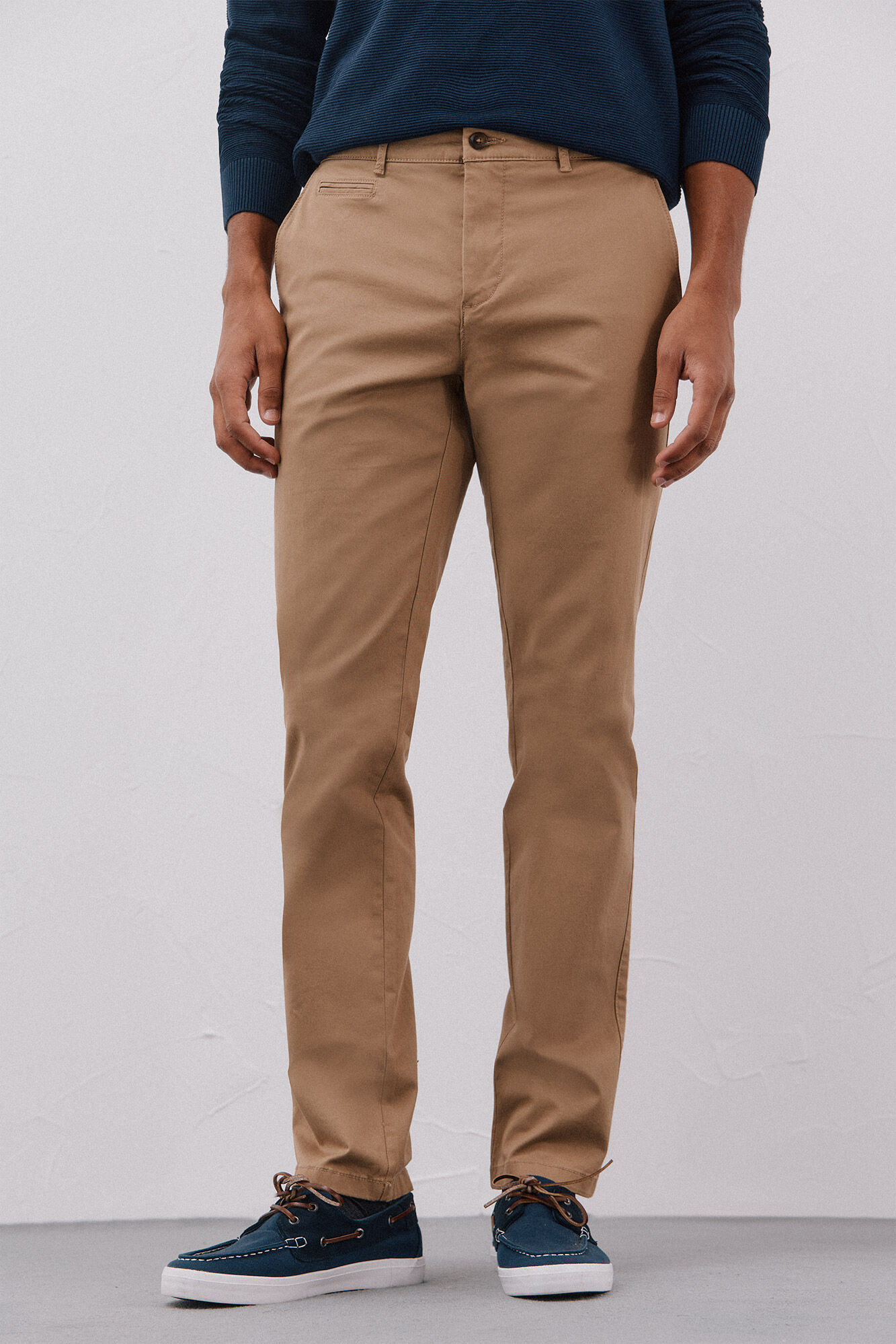 Cortefiel Slim fit lightweight chinos