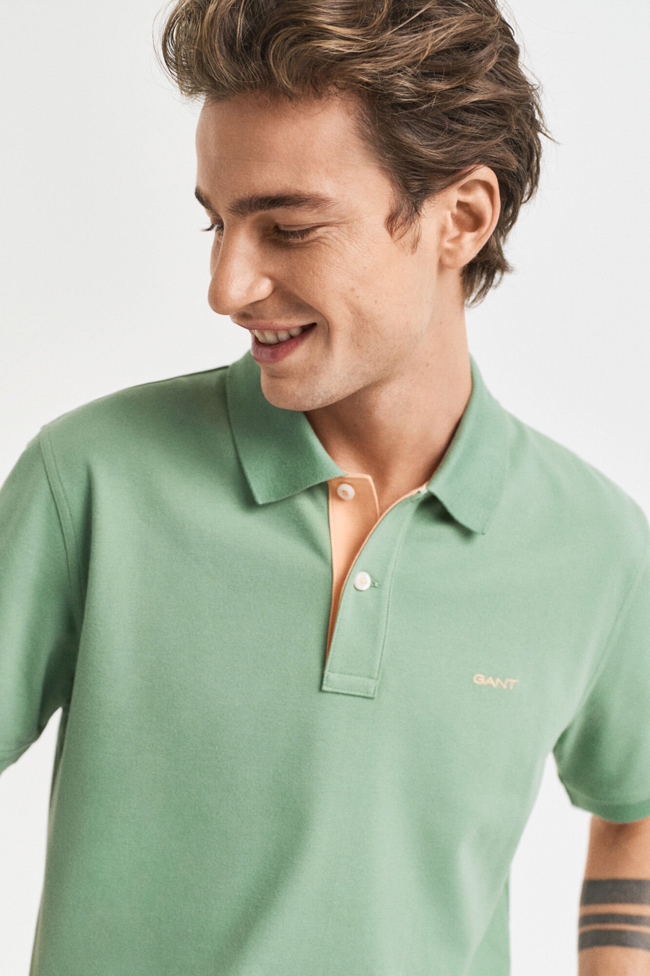 Gant Polo piqu&eacute; contrastante