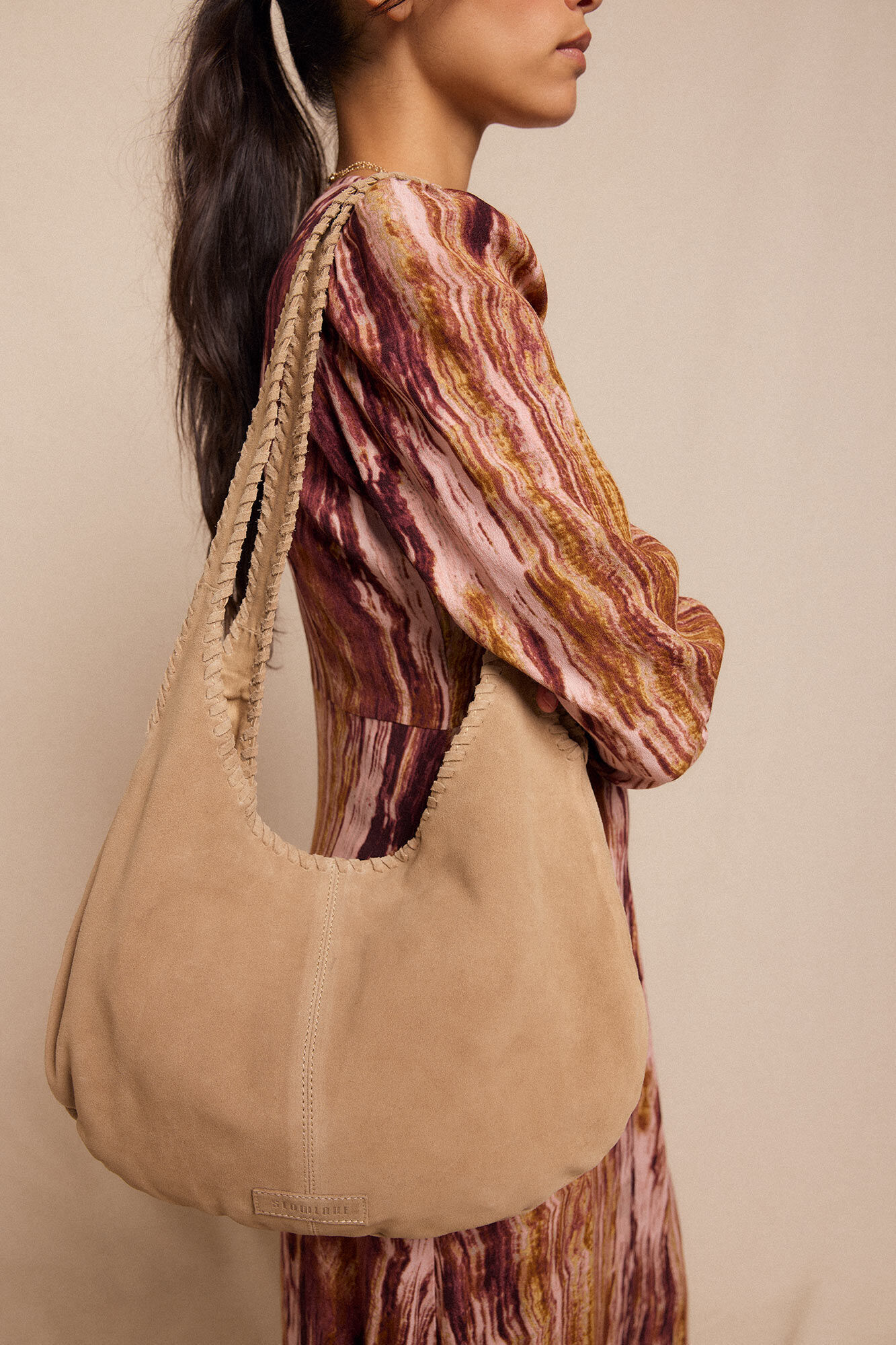 Slowlove Vestido Frunce estampado Multicolor