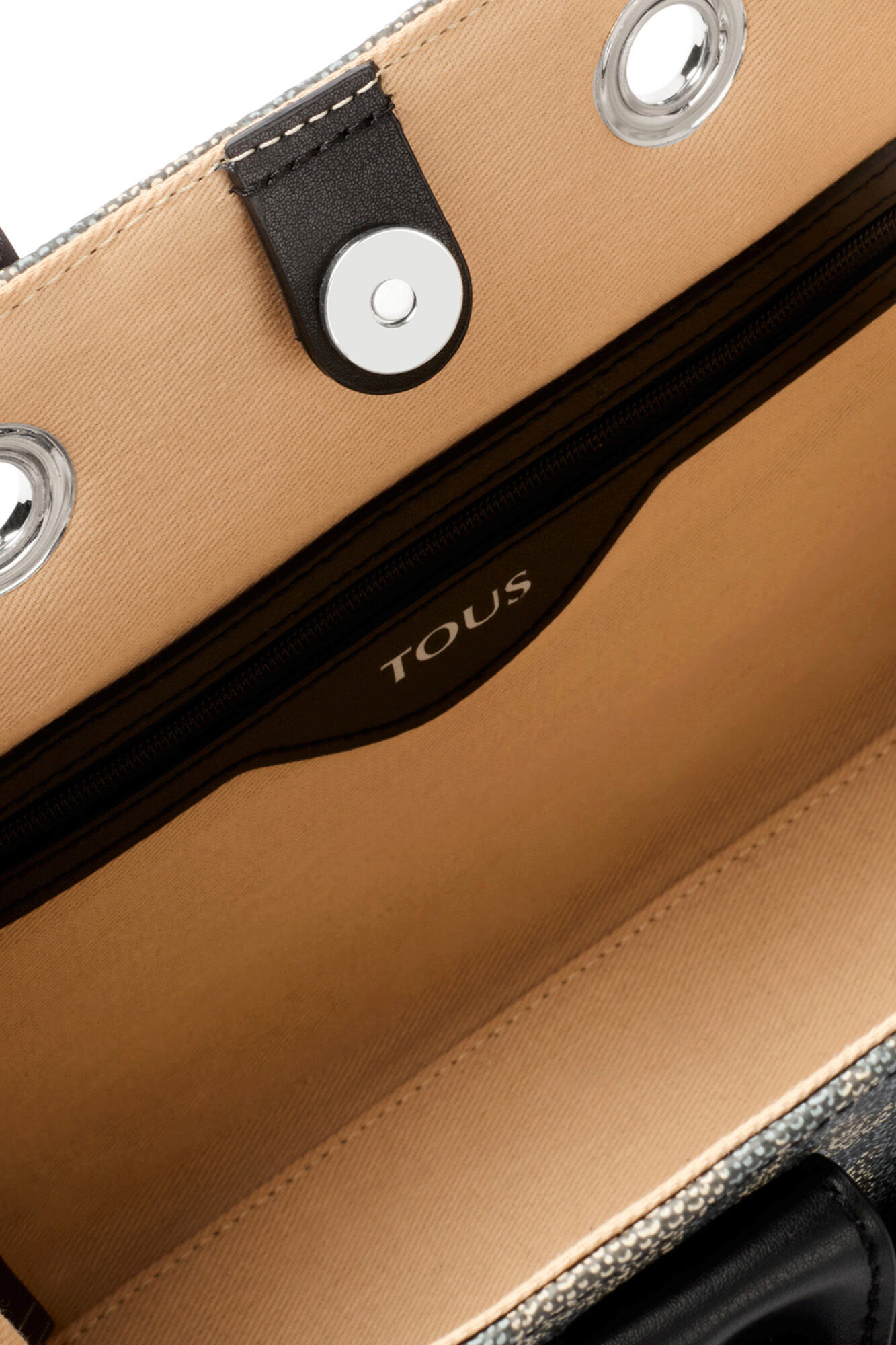 Tous Amaya Kaos Icon medium black shopper bag Black