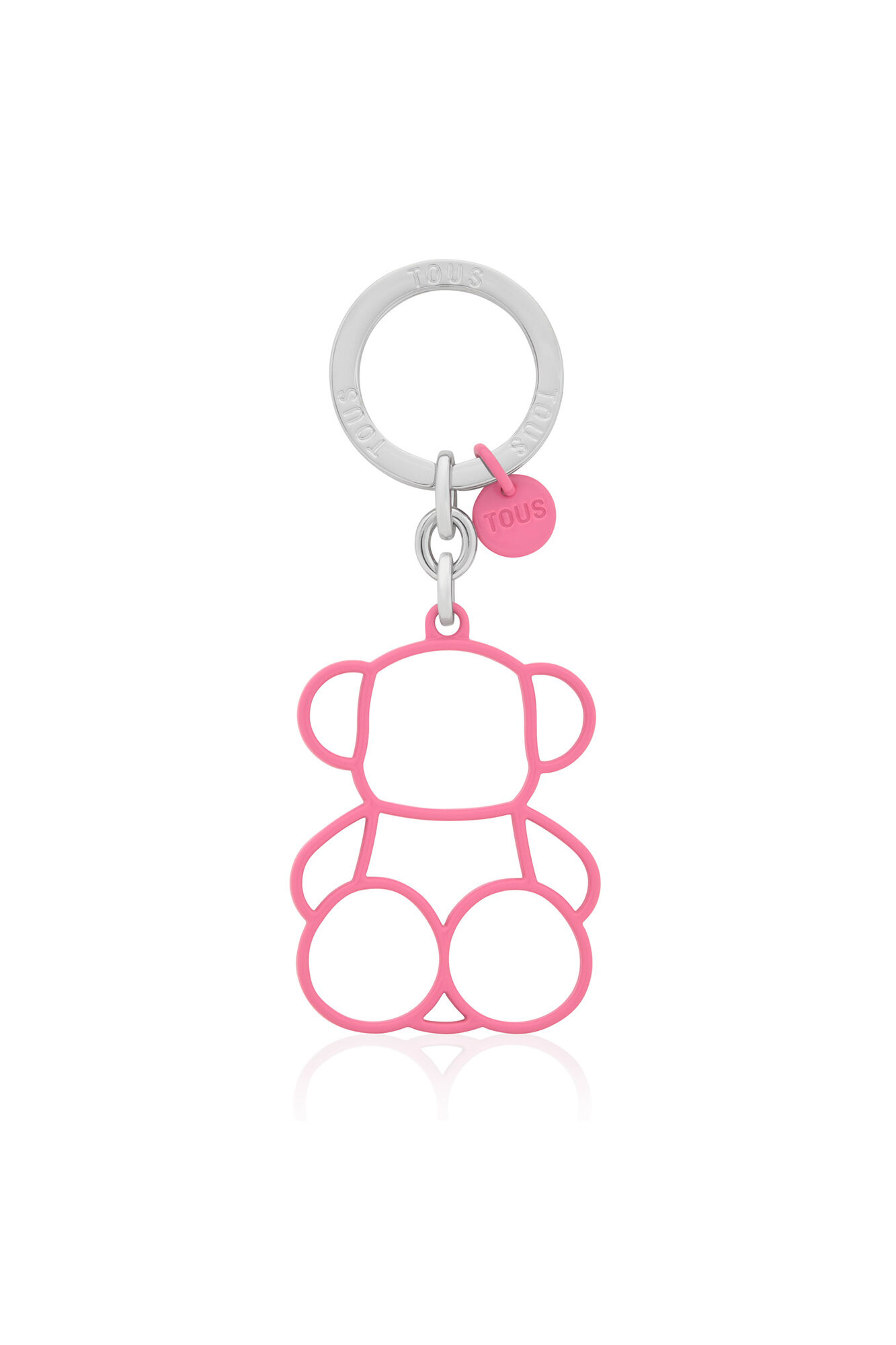 Tous Llavero rosa Silhouette Bold Bear Rosa