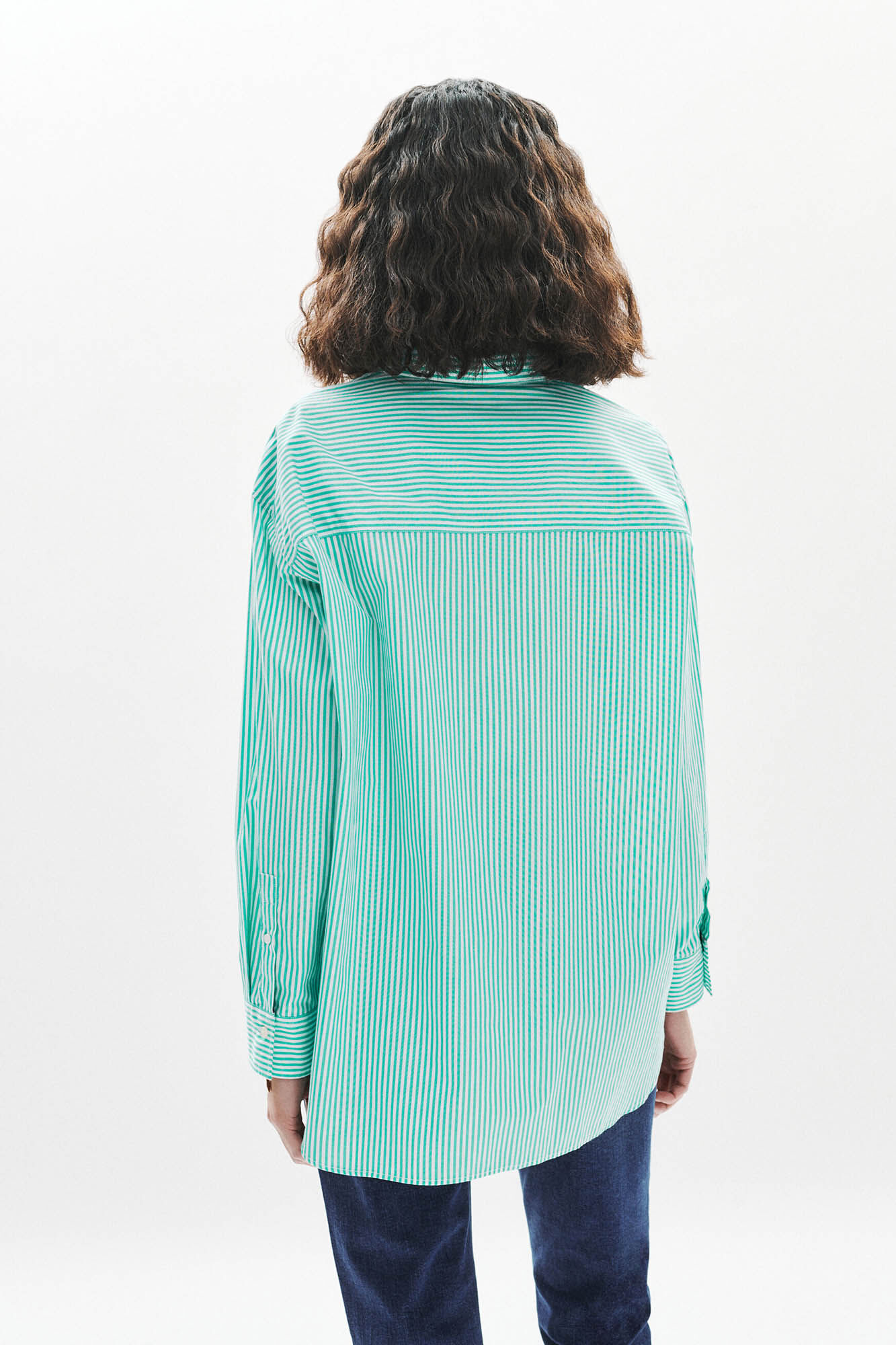 Caroll Camisa riscas 100% algod&atilde;o