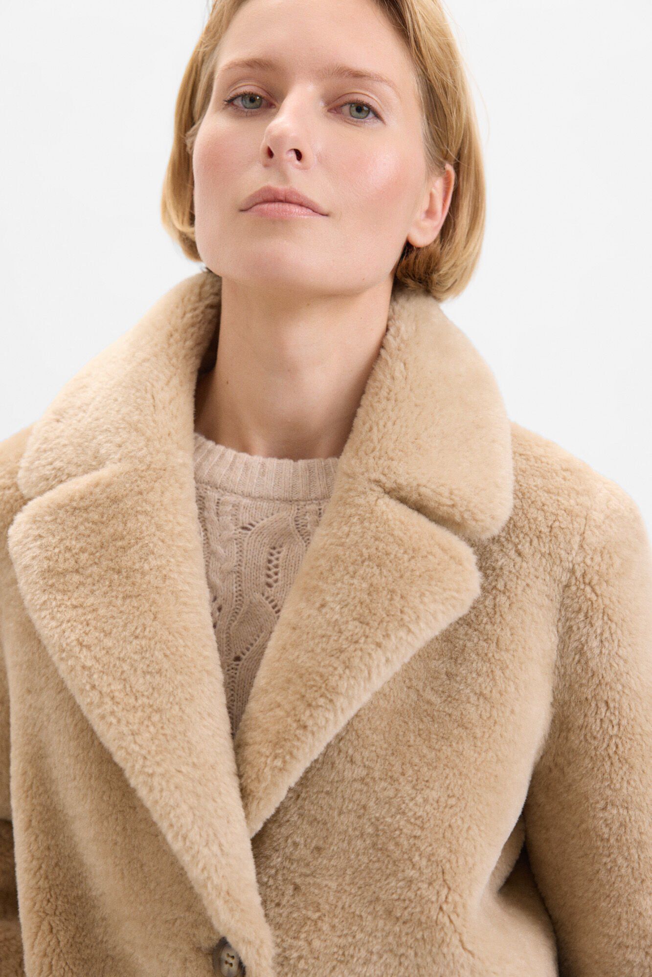 Cortefiel Reversible double-sided jacket Ivory