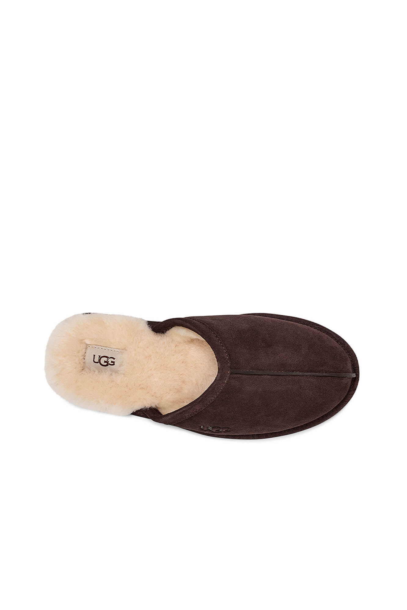 Ugg Slipper aberta camur&ccedil;a Scuff. Marca UGG Castanho
