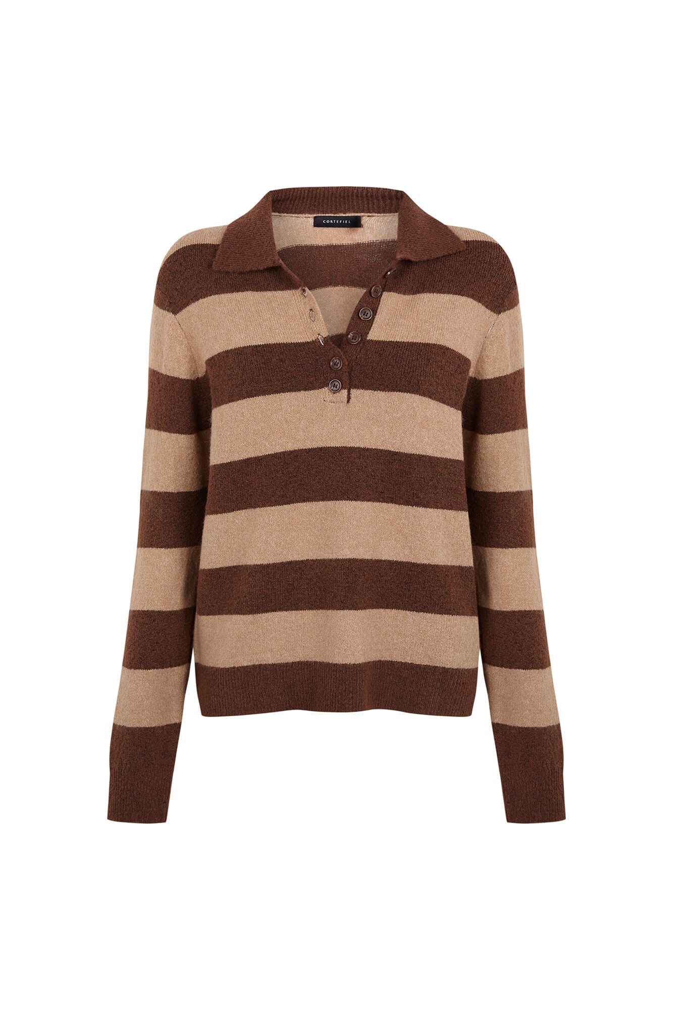Cortefiel Polo suave franjas