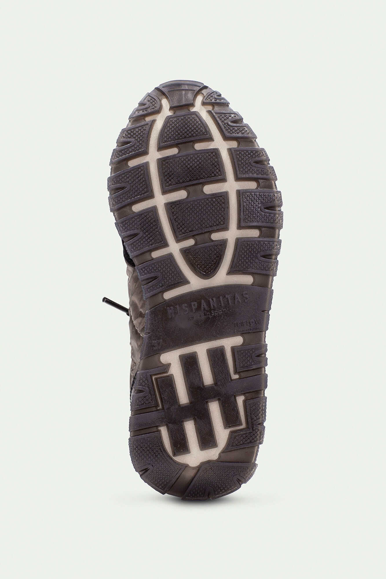 Hispanitas T&ecirc;nis esportivo KANSAS com cadar&ccedil;o de nylon el&aacute;stico Preto