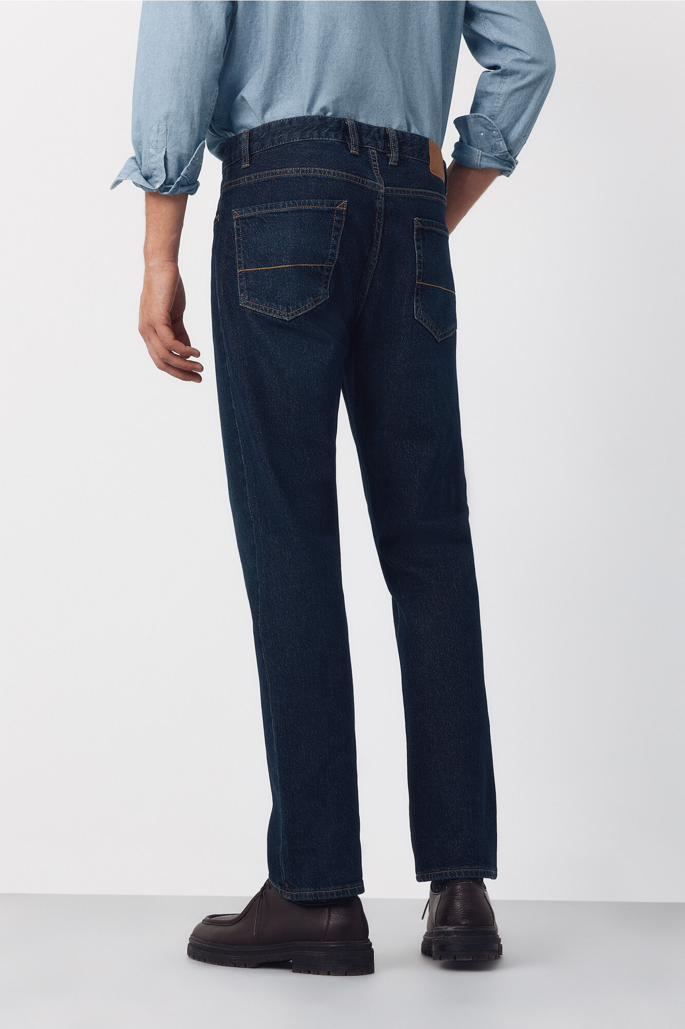 Cortefiel Regular fit jeans Navy