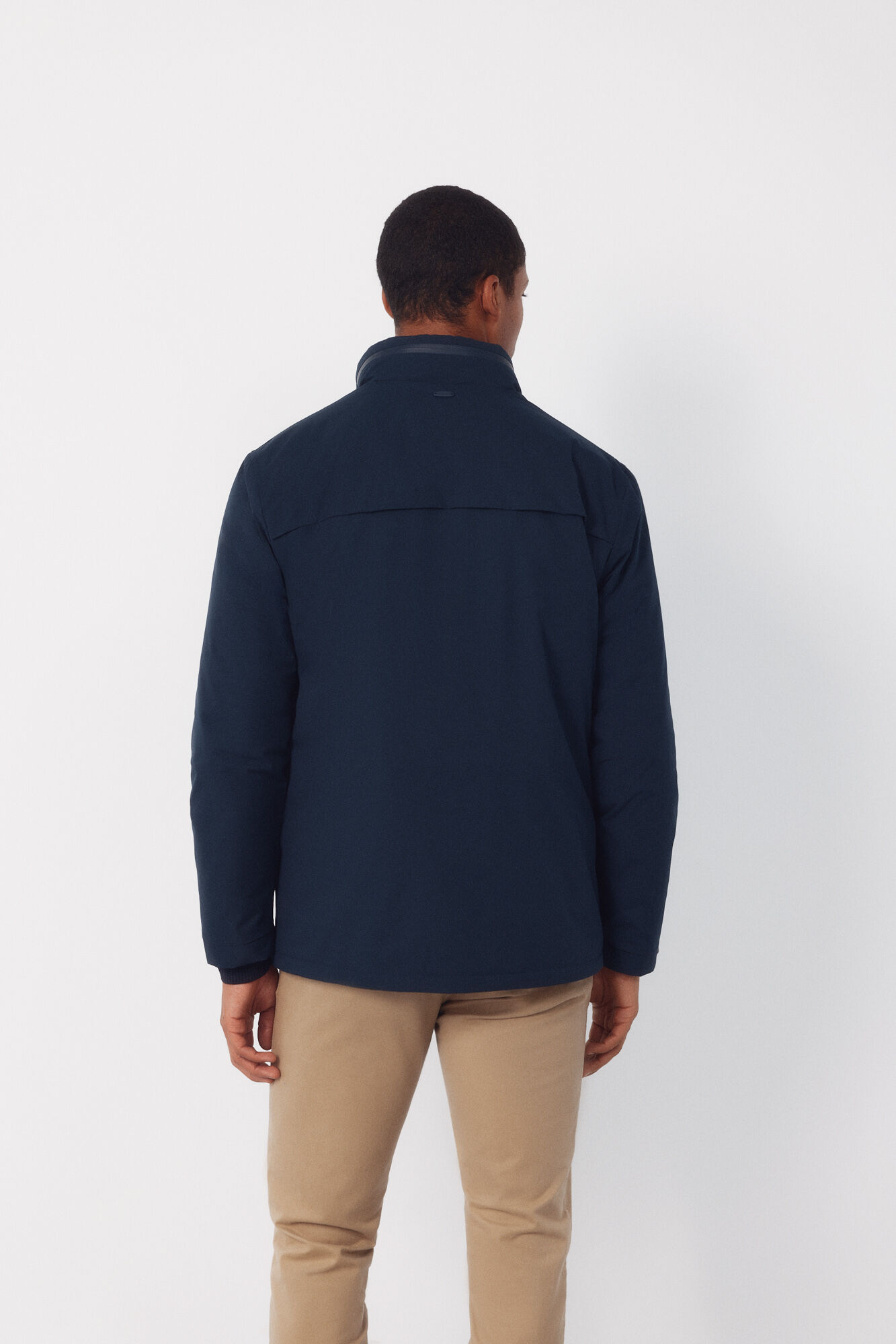 Cortefiel 4-pocket jacket with light padding Navy