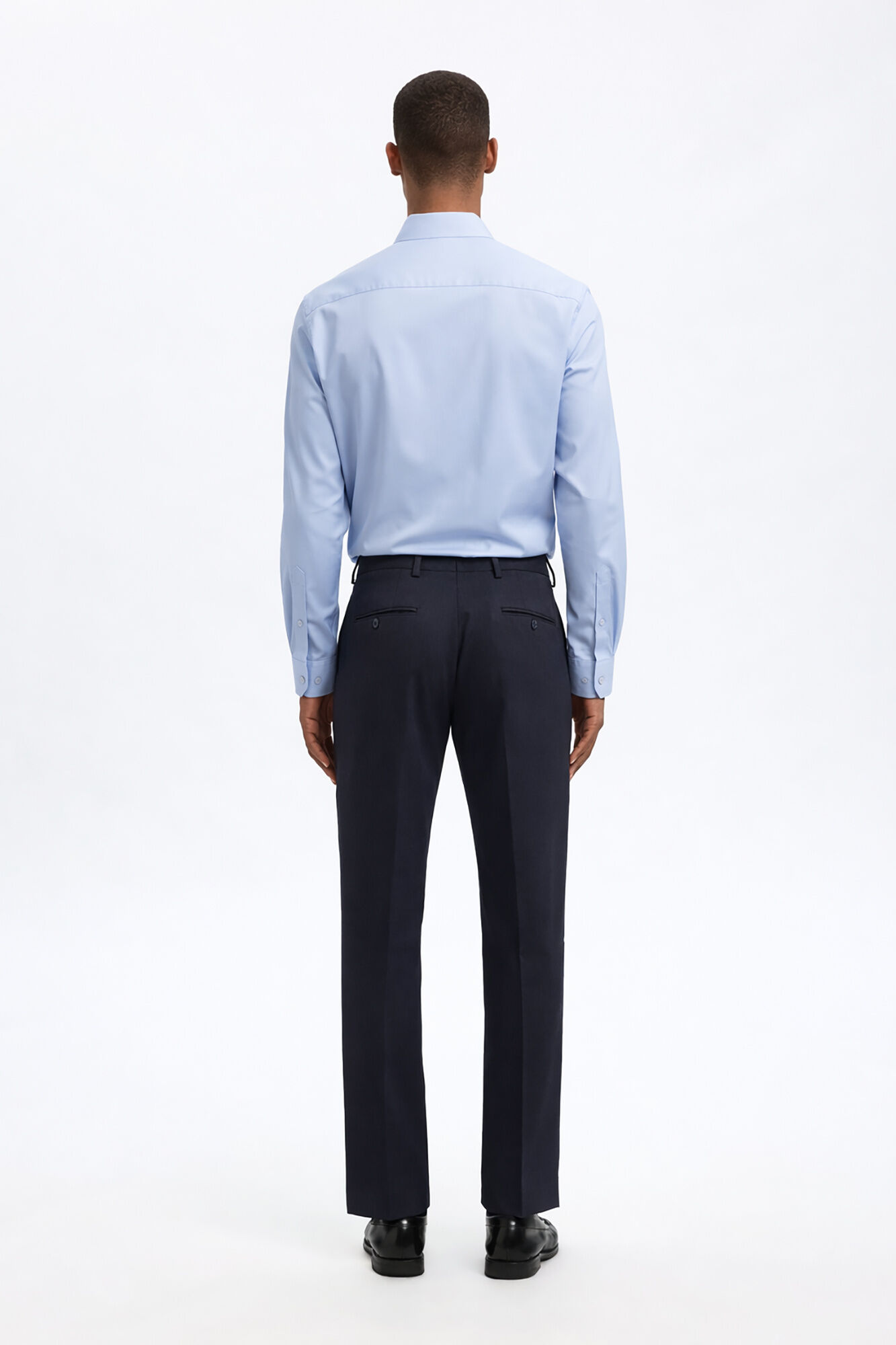 Selected Cal&ccedil;as de fato Slim Fit Preto