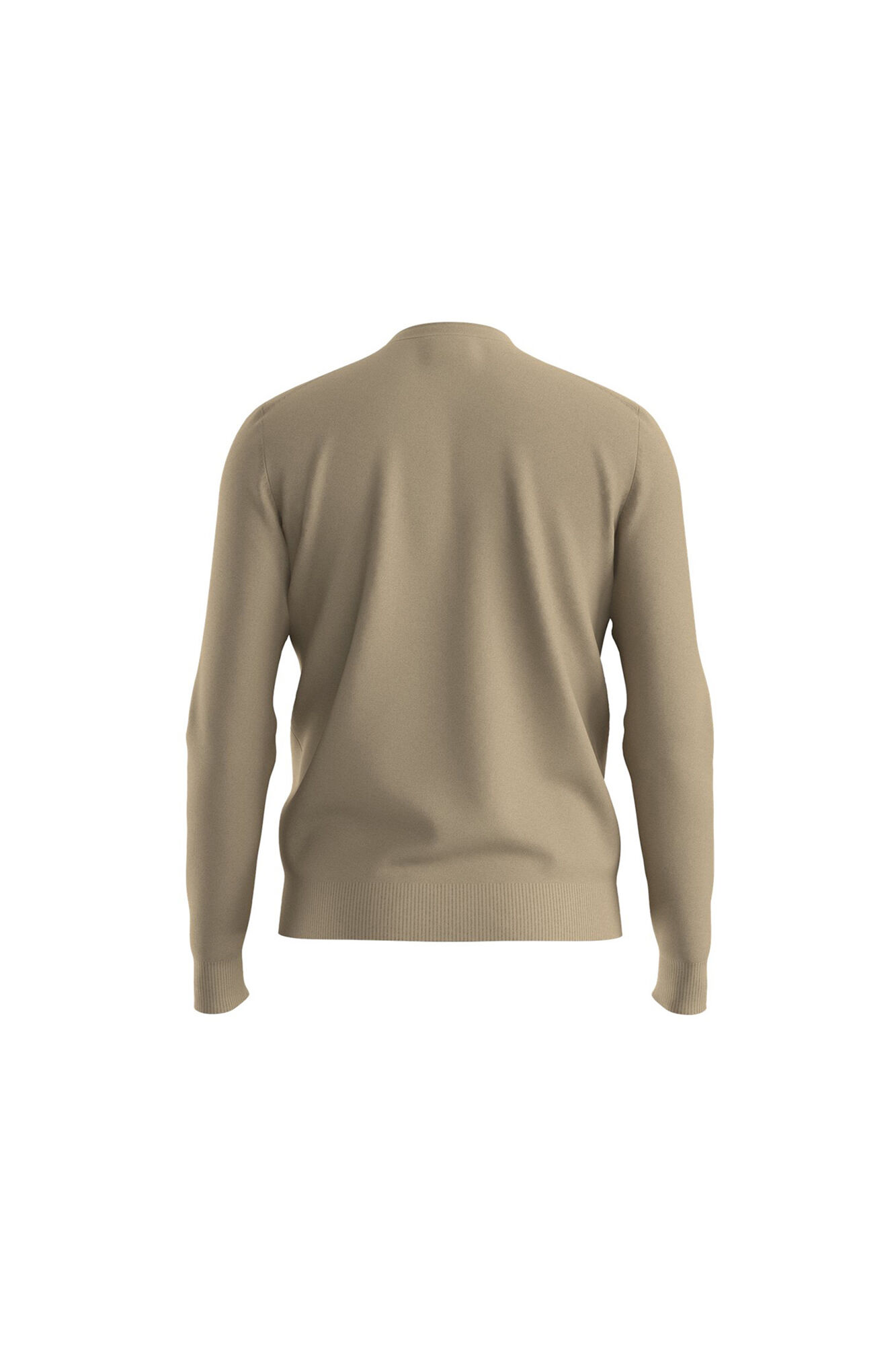 HUGO Camisola com gola redonda Tostado