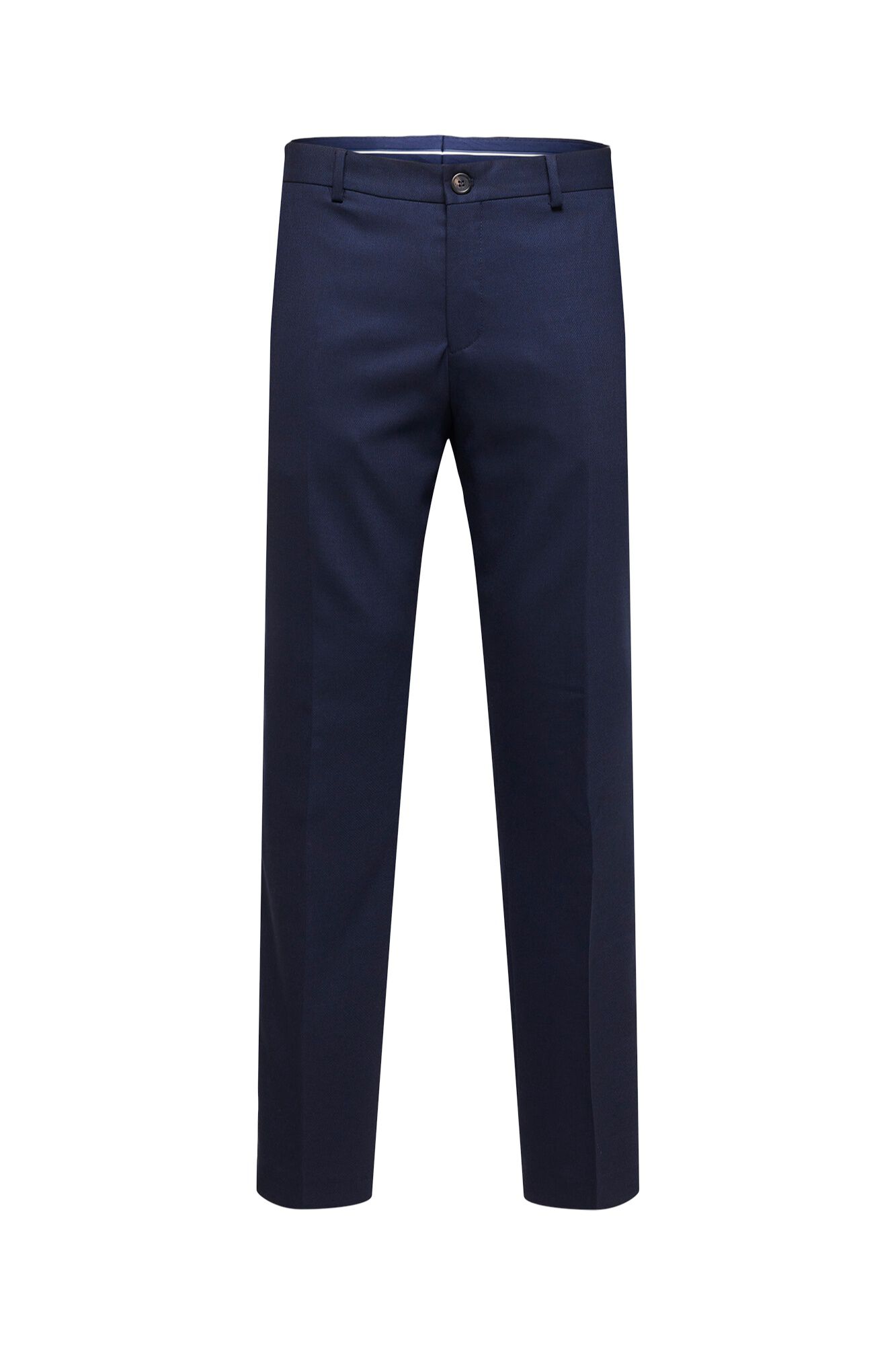 Selected Wool Slim Fit suit trousers Navy