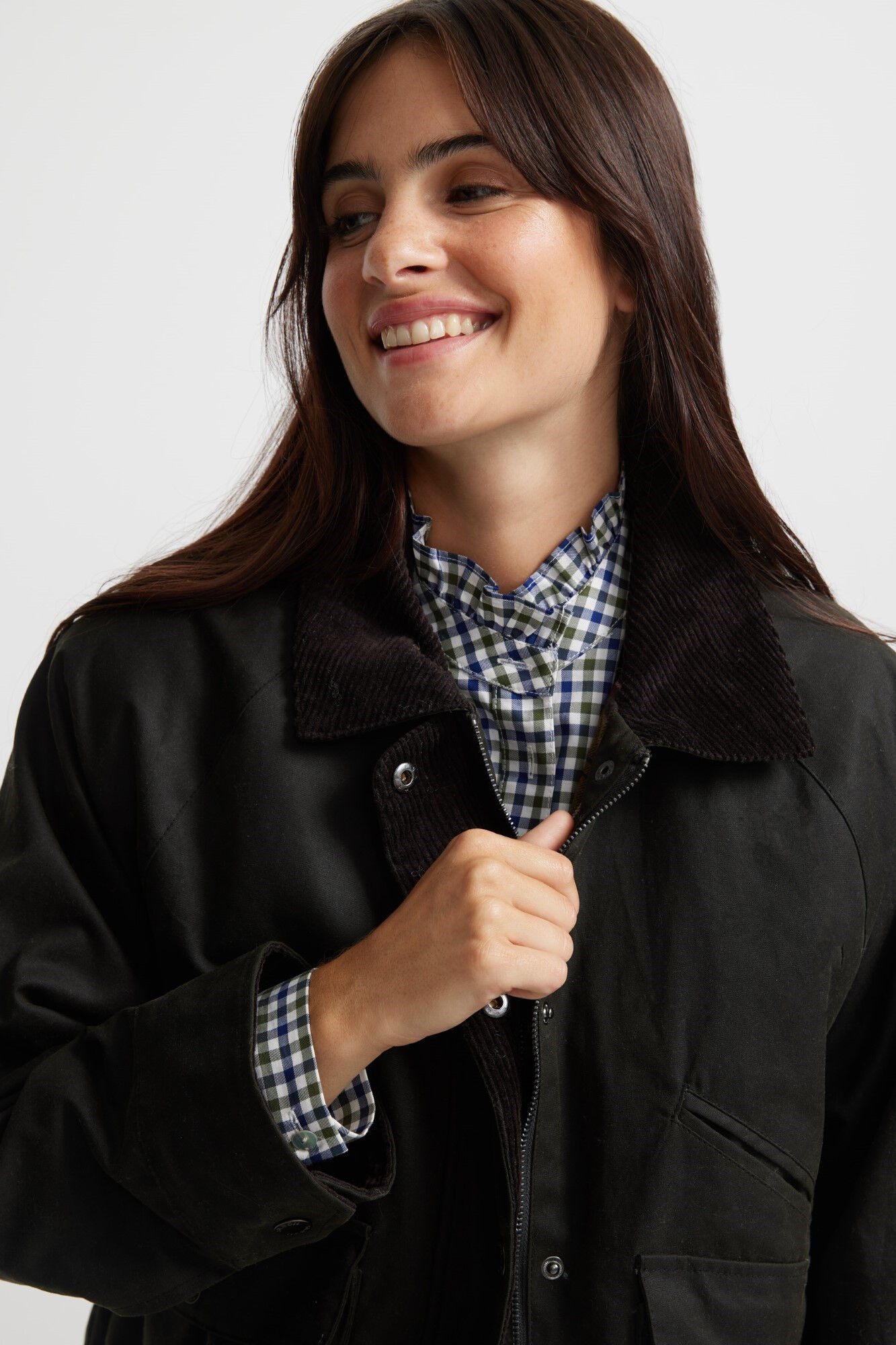 Silbon Casaco borrego em shearling Verde