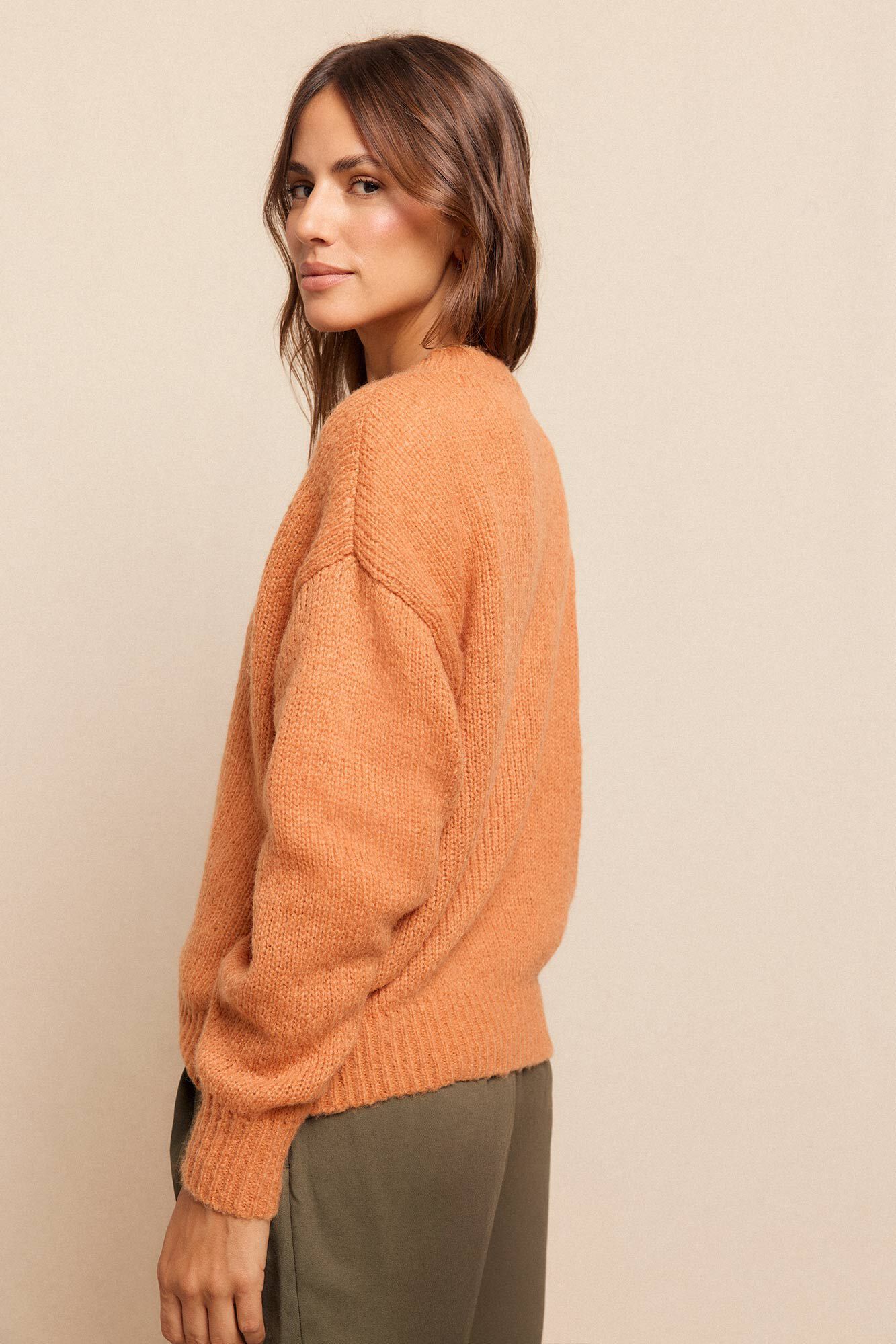 Slowlove Camisola b&aacute;sica Laranja