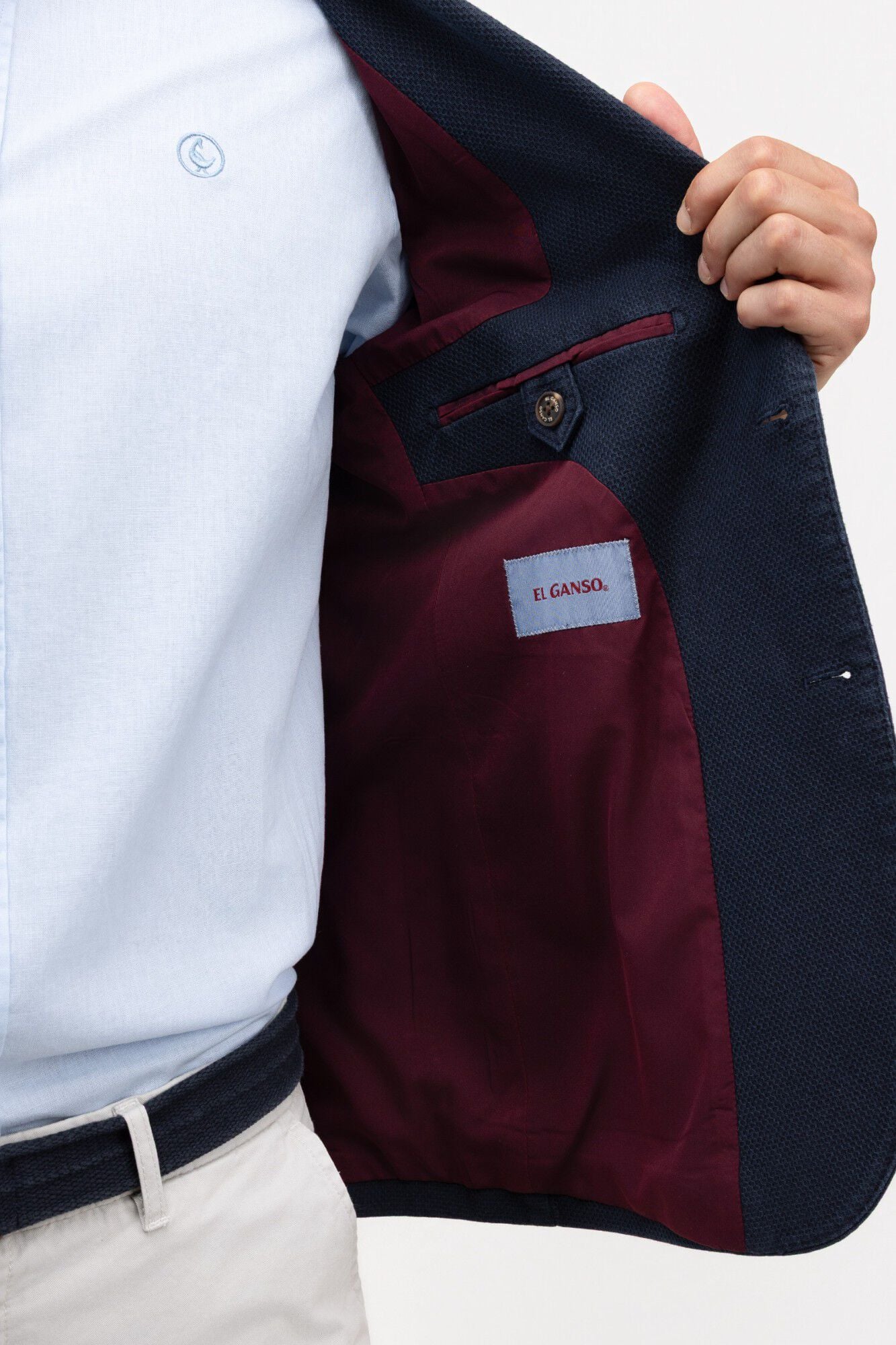 El Ganso Blazer Estruturado Azul