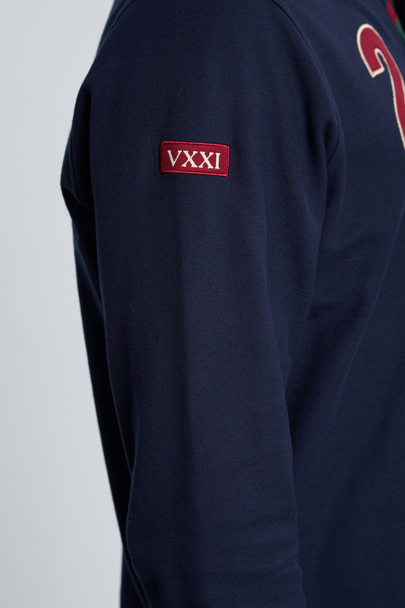 Valecuatro Polo azul marinho modelo cavalo Azul