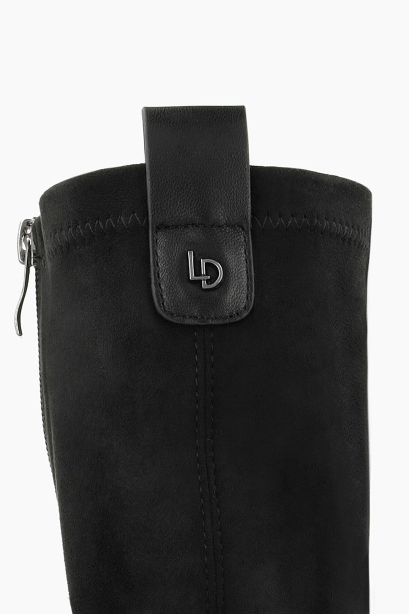 Lodi Suede boots with heels Black