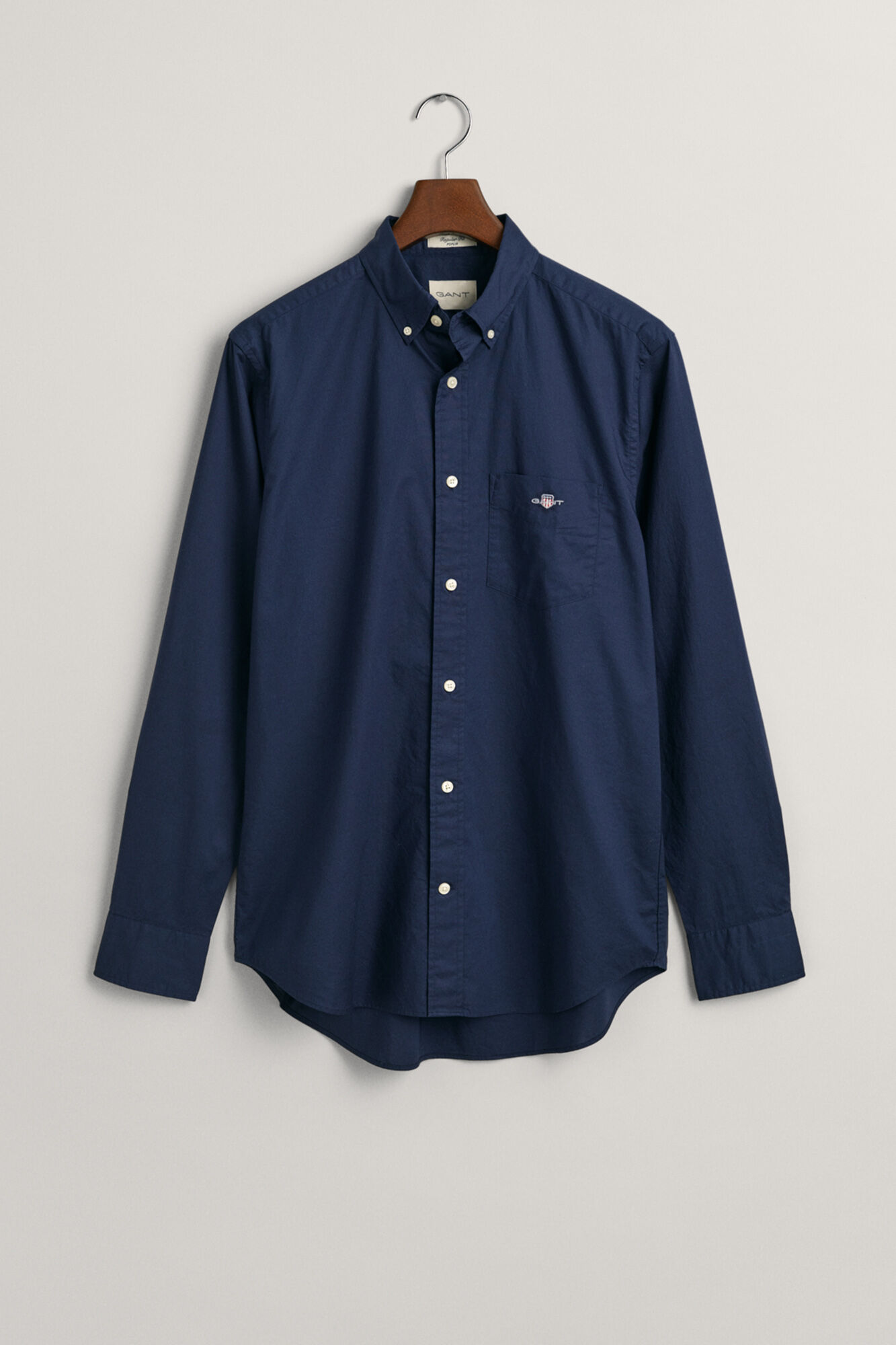 Gant Reg classic poplin shirt Blue
