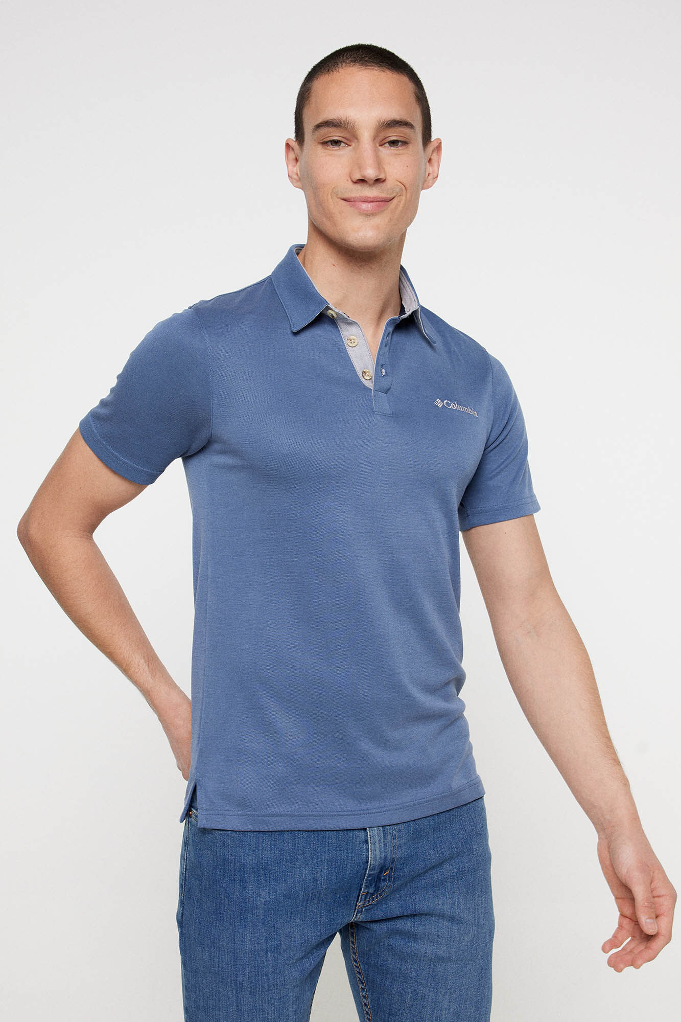 Columbia Polo Nelson Point&trade;  Azul