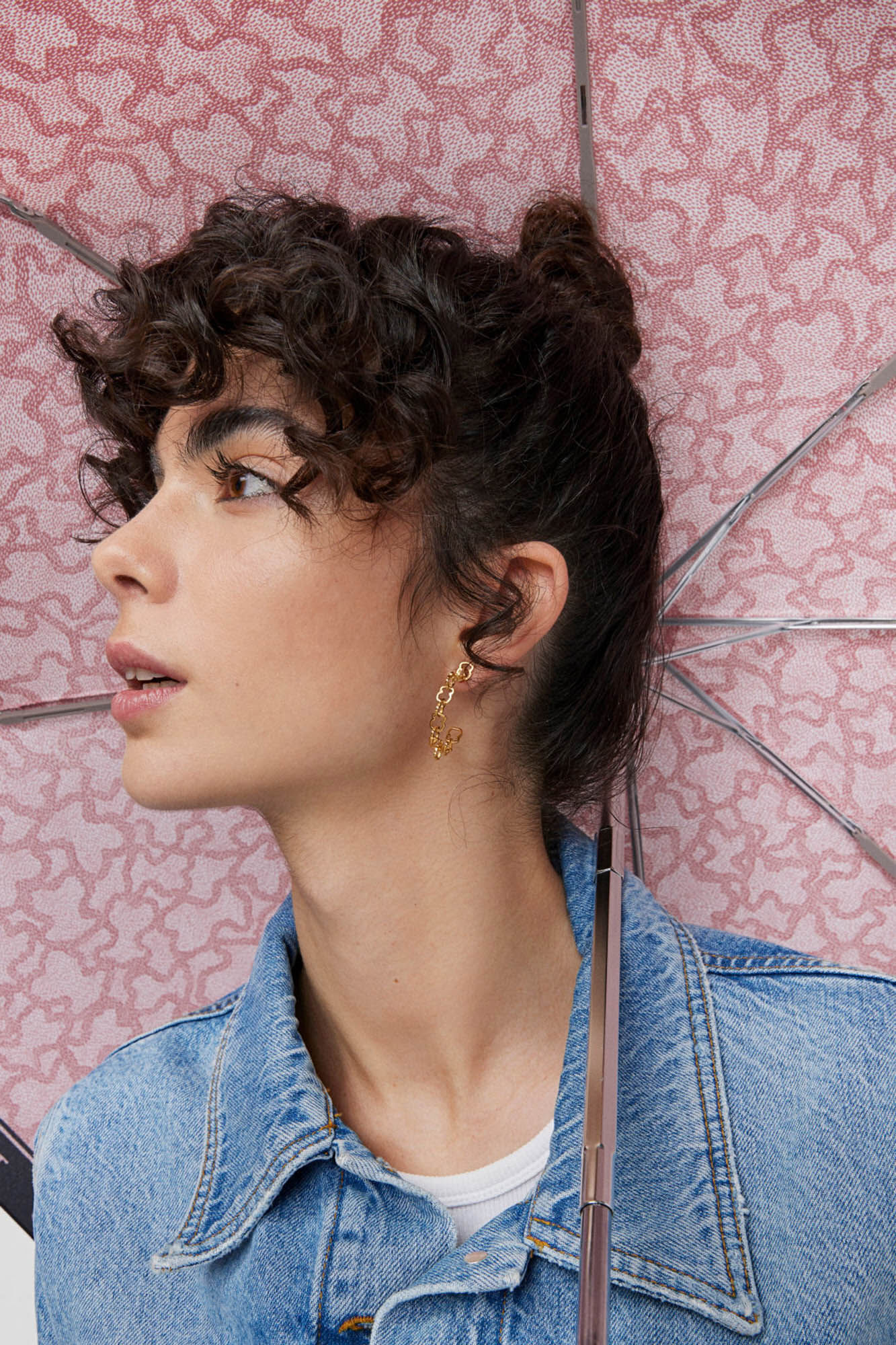 Tous Paraguas plegable rosa Kaos New Rosa