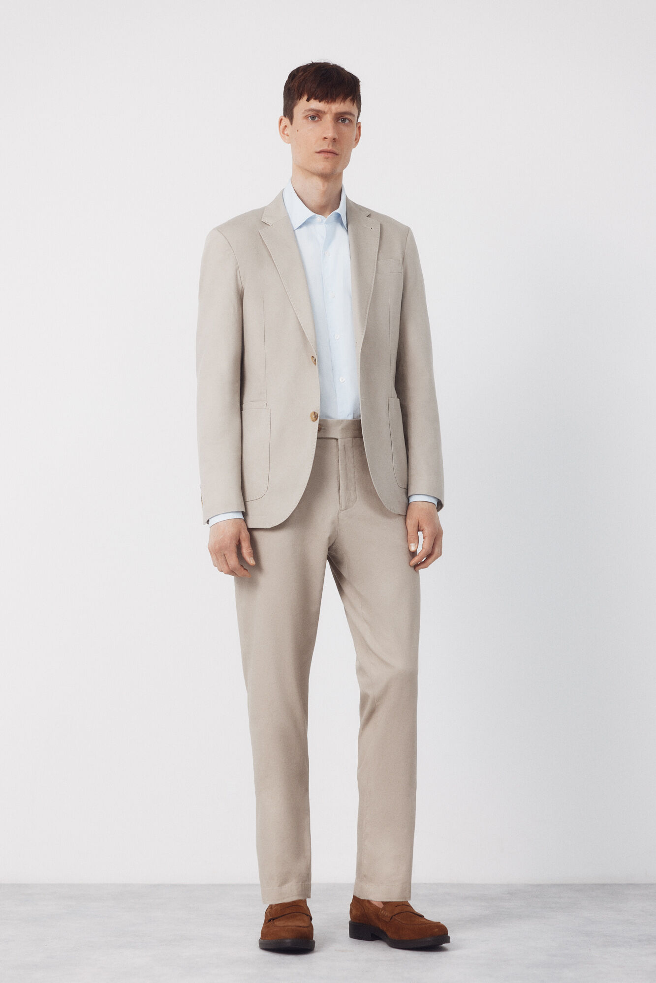 Cortefiel Cal&ccedil;a coordenada em mistura de linho