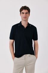 Cortefiel Polo COOLMAX&reg; piqu&eacute; Negro