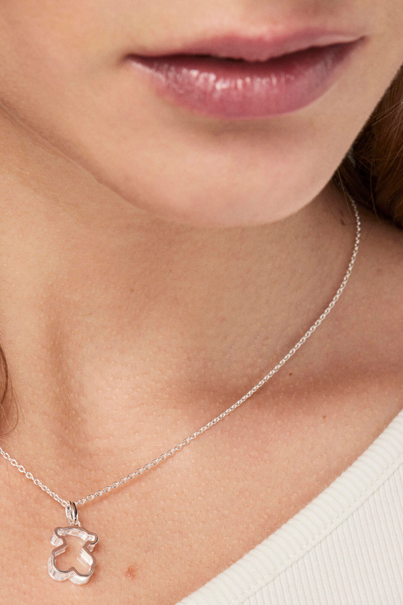 Tous Collar de plata Galaxy Gris