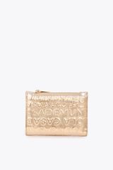 Lola Casademunt Monogram basic purse Gold