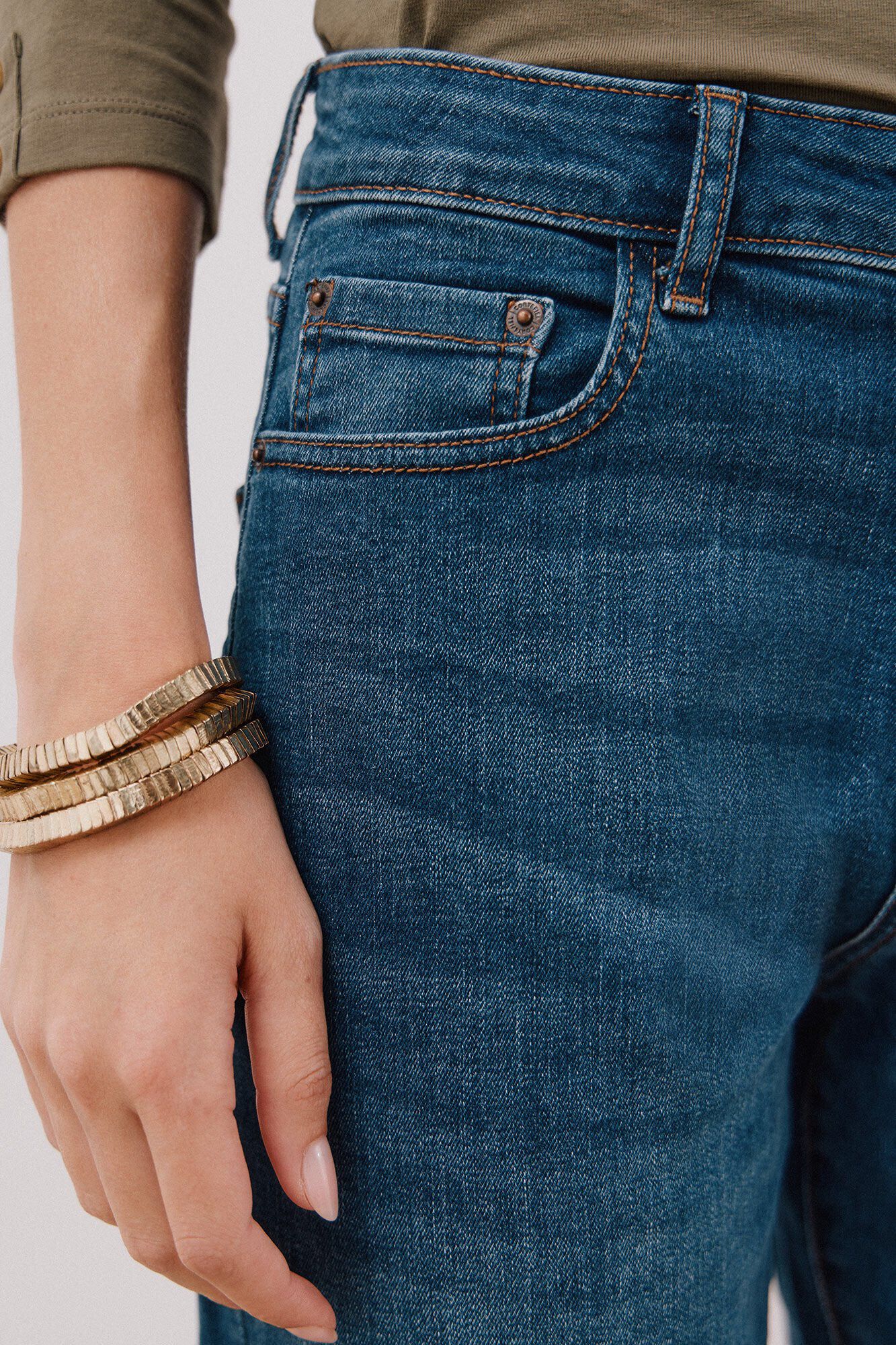 Cortefiel mom jeans  Blue