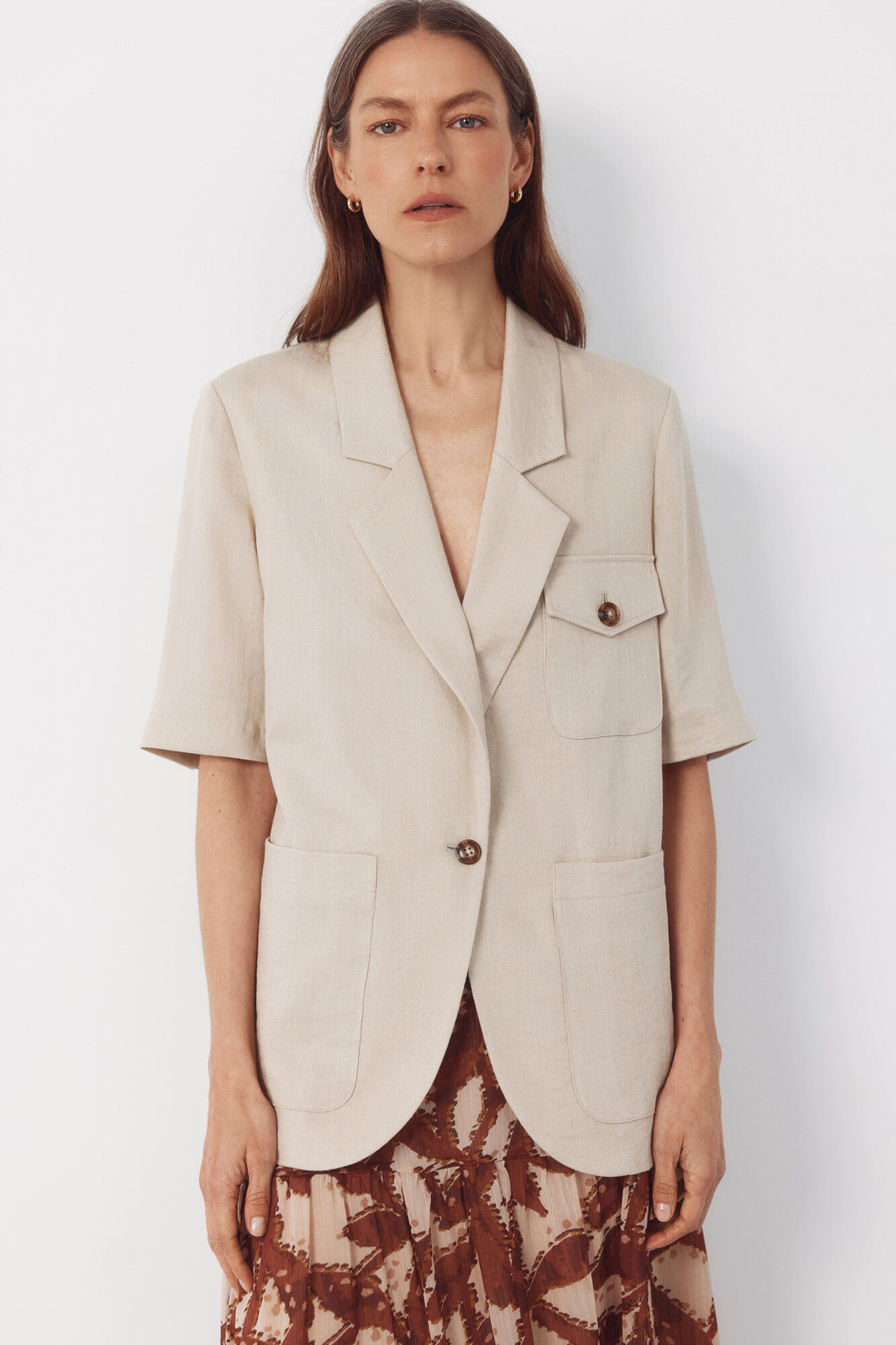 Cortefiel Americana manga corta