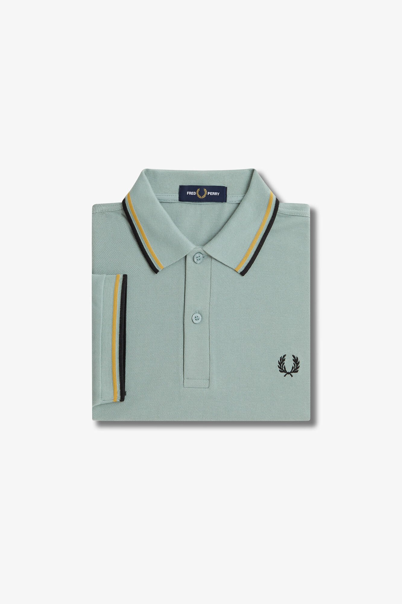 Fred Perry Camisa p&oacute;lo b&aacute;sica de manga curta Fred Perry Azul