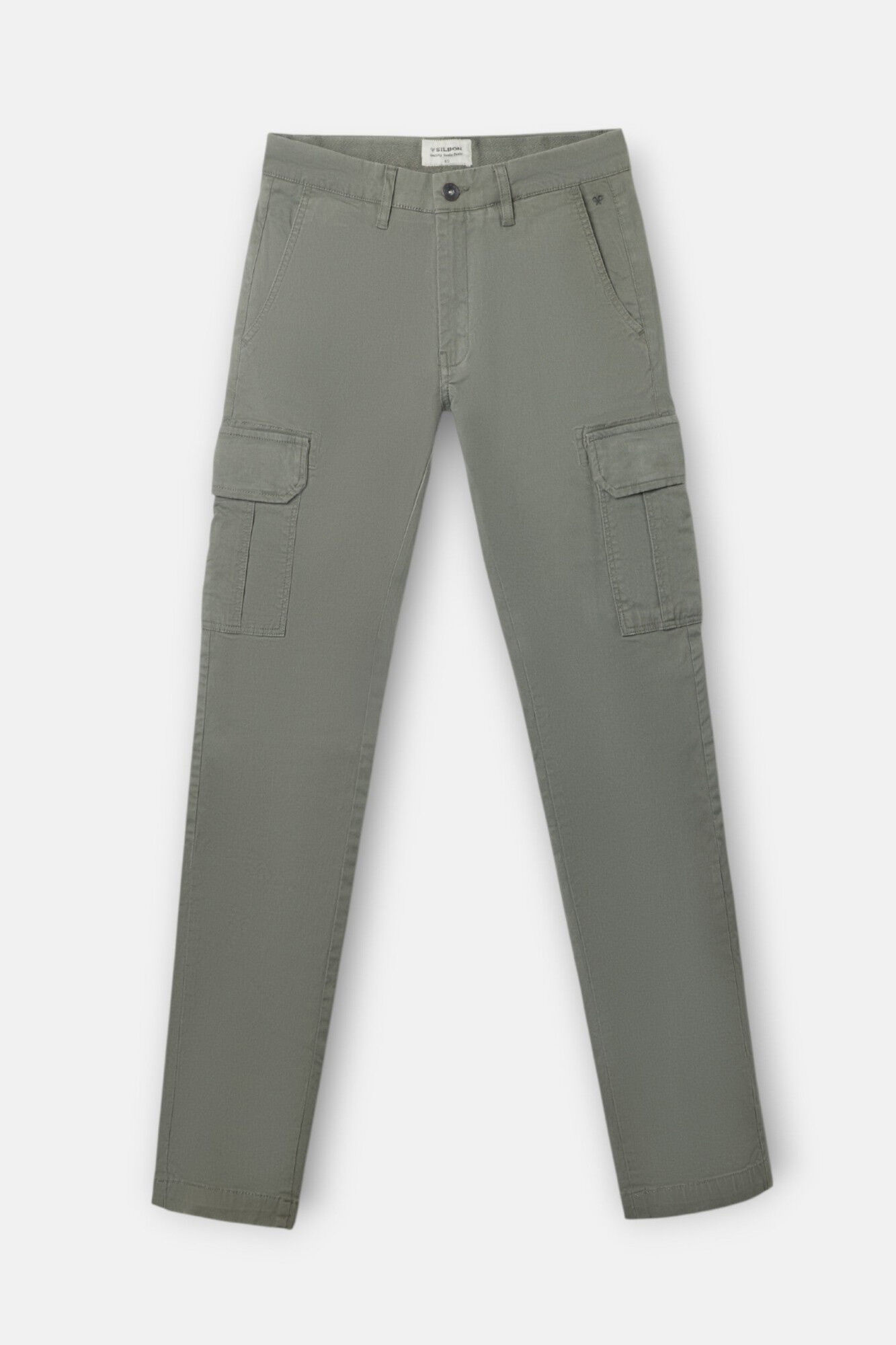 Silbon Casual cargo trouser Green