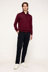 Gant Jersey lana merino Granate