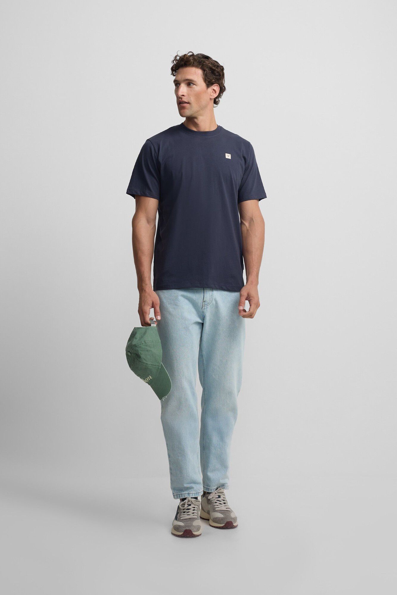 Silbon Camiseta lisa minilogo parche