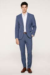 Selected Americana Slim Fit confeccionada con materiales reciclados. Azul