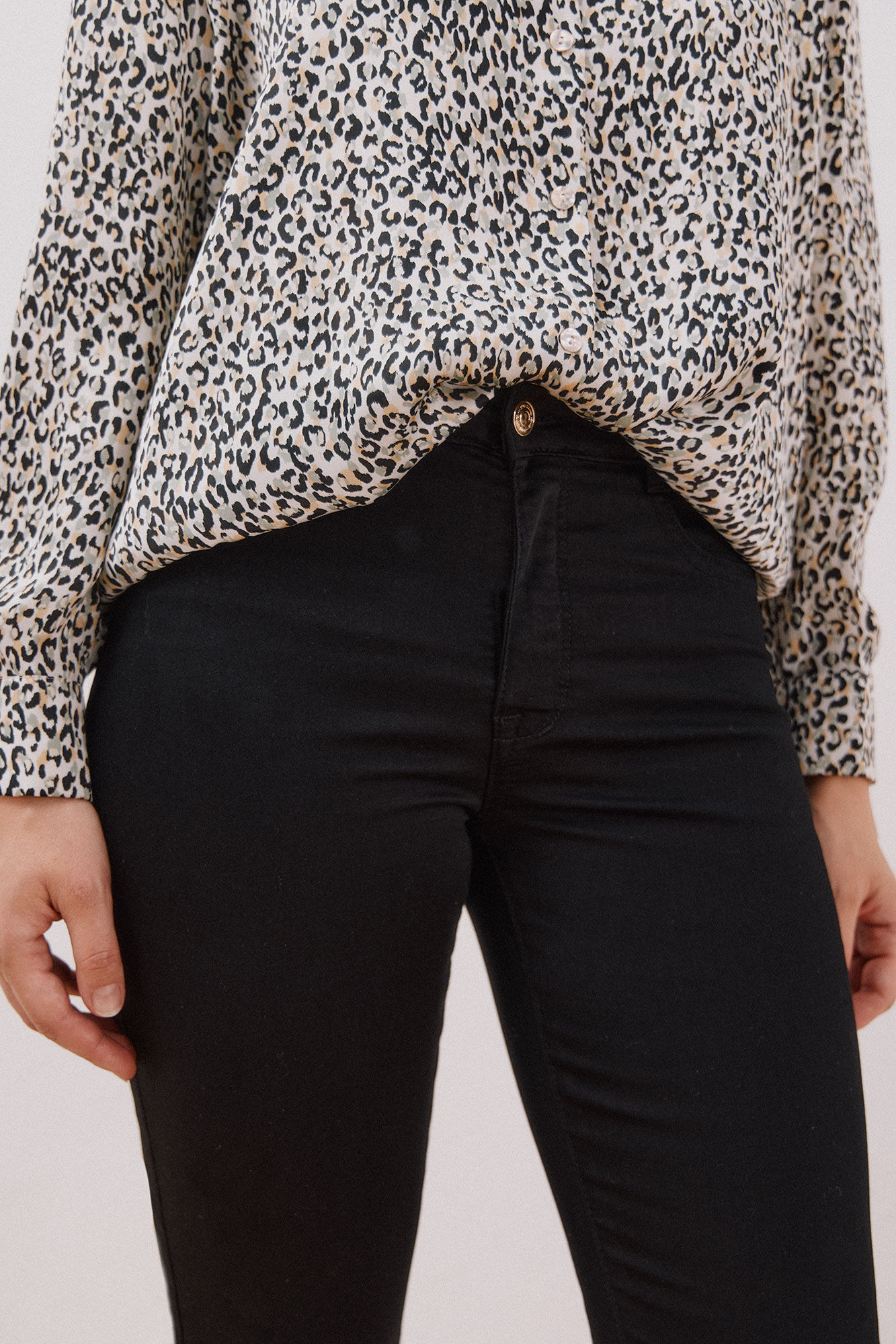 Cortefiel Cal&ccedil;as Coloridas Sensational Preto