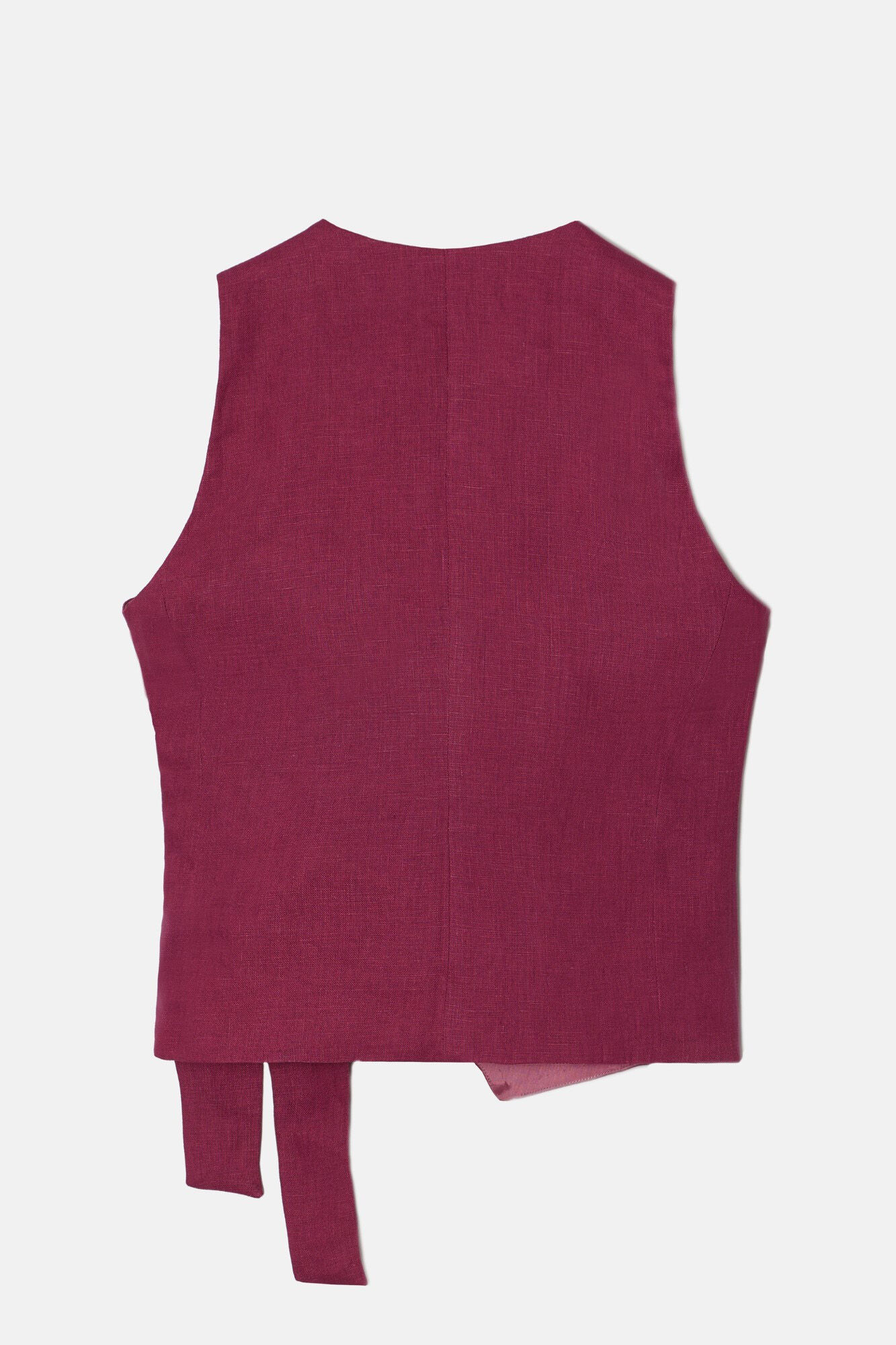 Silbon Chaleco lazada lino Vino