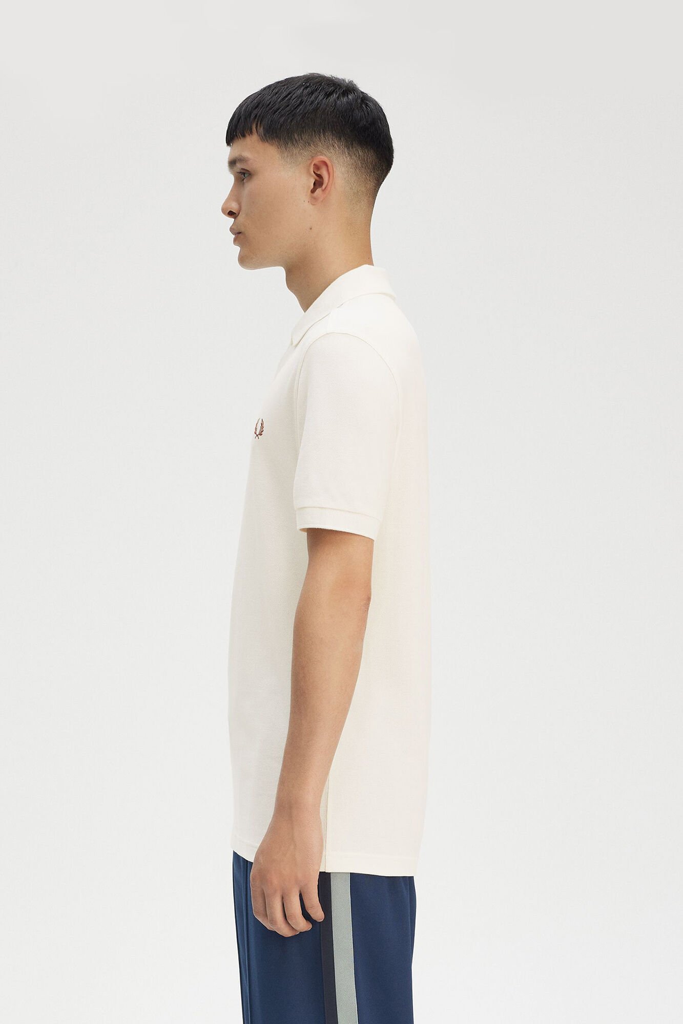 Fred Perry Polo manga corta Marfil