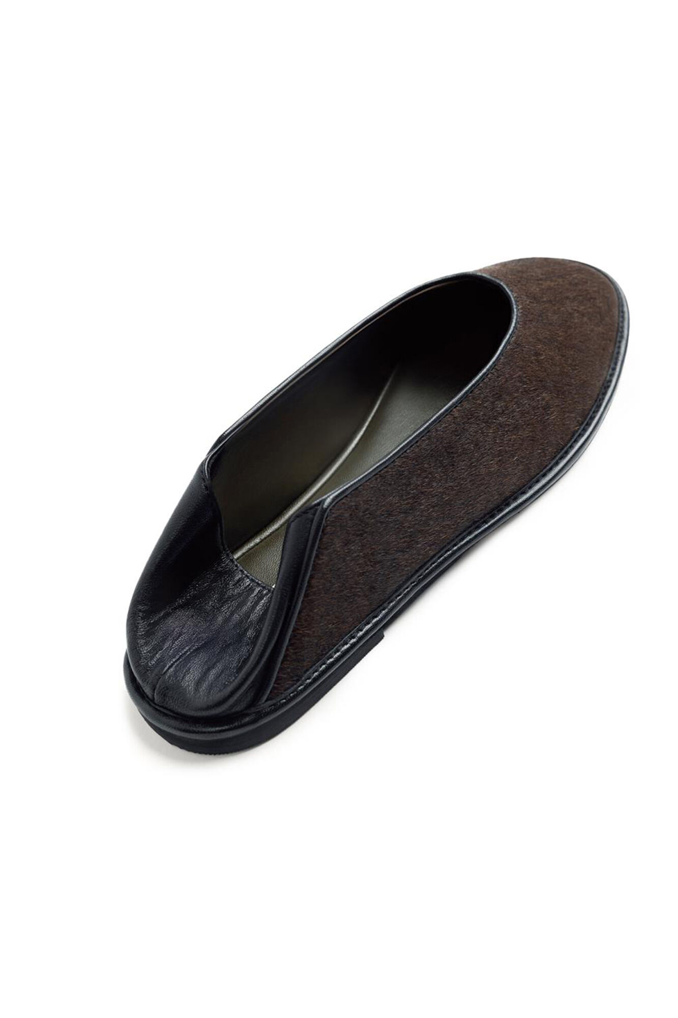 Gioseppo Leather ballet flats by Melyssa Pinto Brown